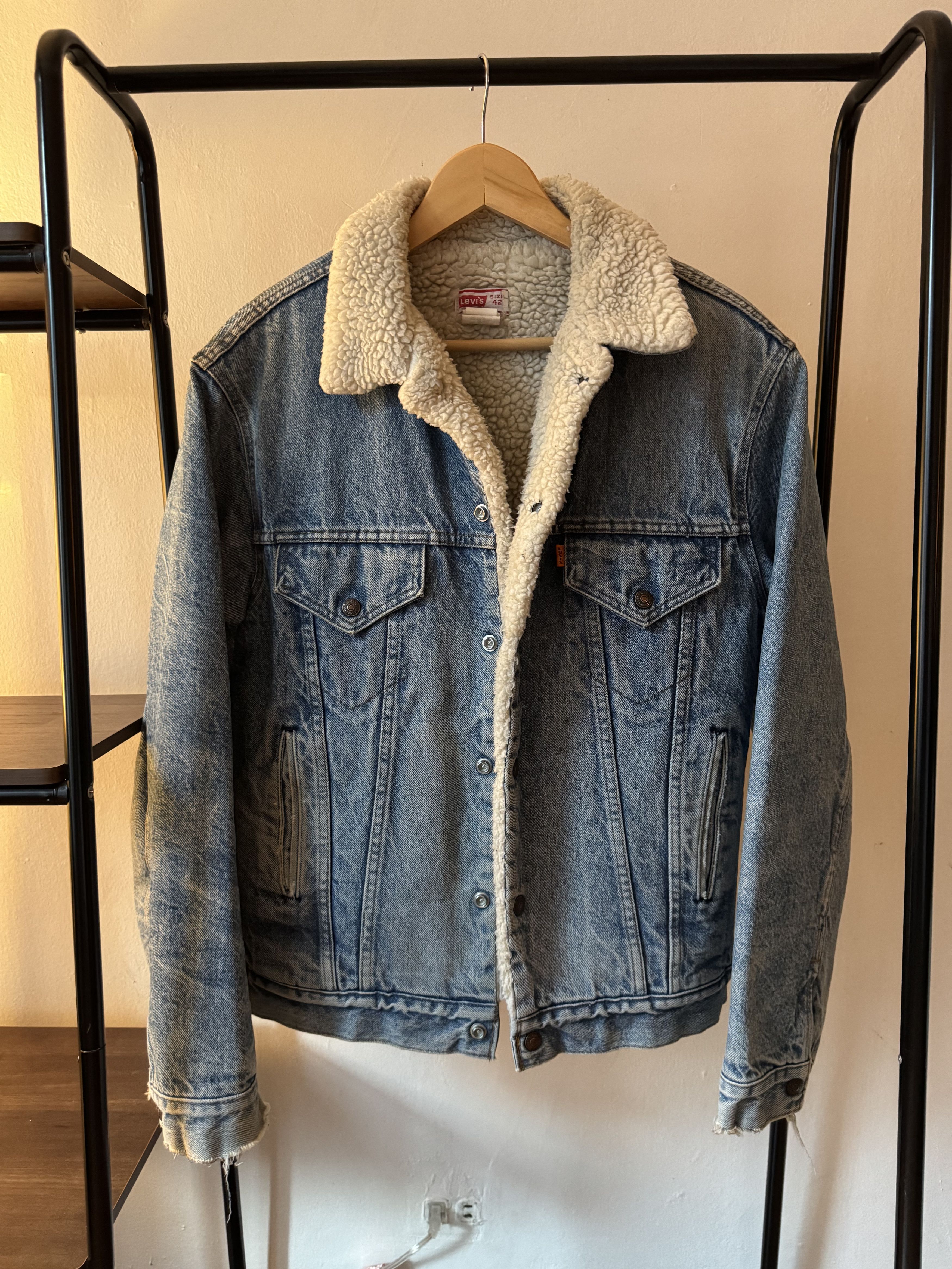 Levi's Vintage Clothing Vintage Levi’s Orange Label Sherpa Jacket Size US L / EU 52-54 / 3 - 1 Thumbnail