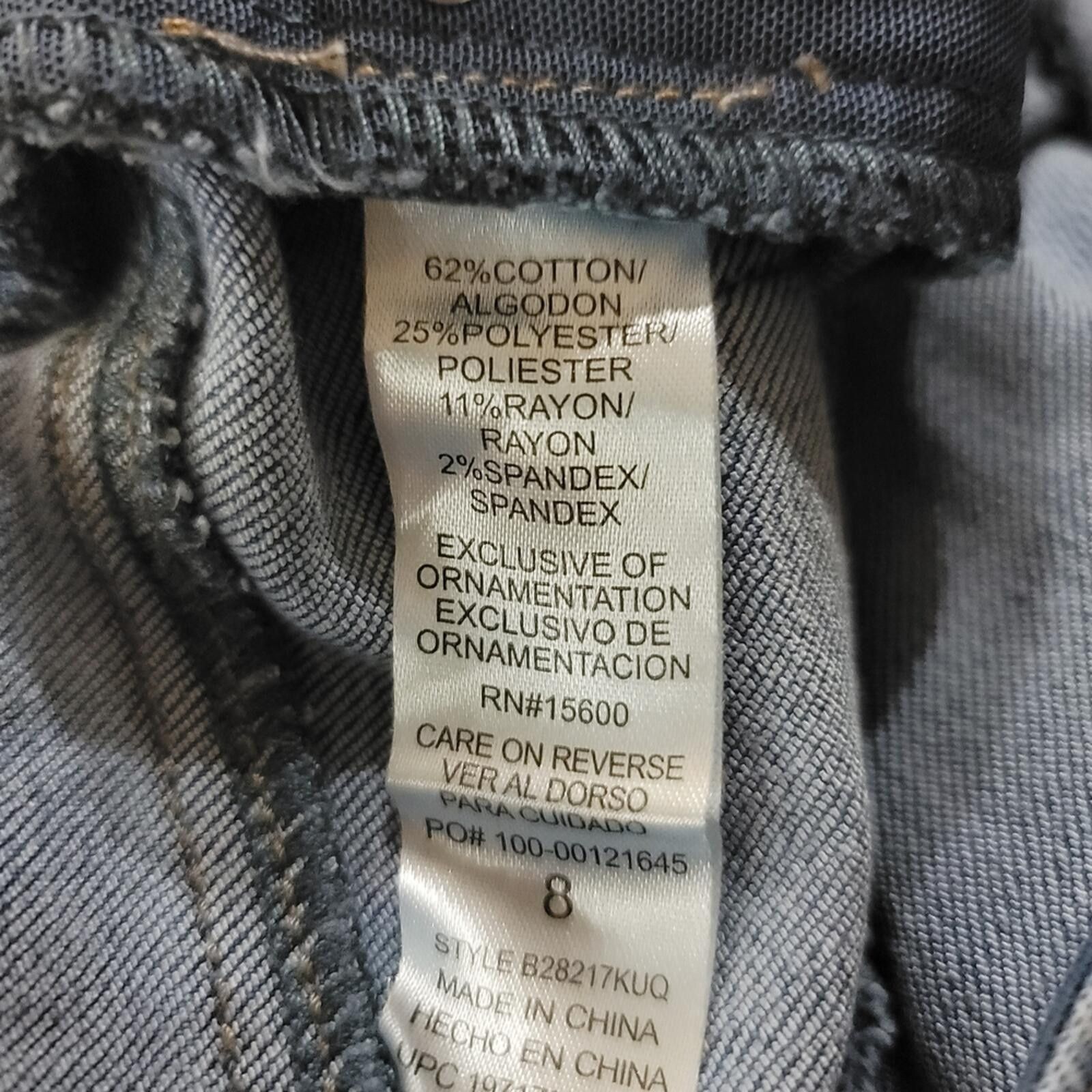 Other Democracy “Ab”solution Skyrise Colorblock Cargo Jeans Sz 8 Size 30" / US 8 / IT 44 - 2 Thumbnail