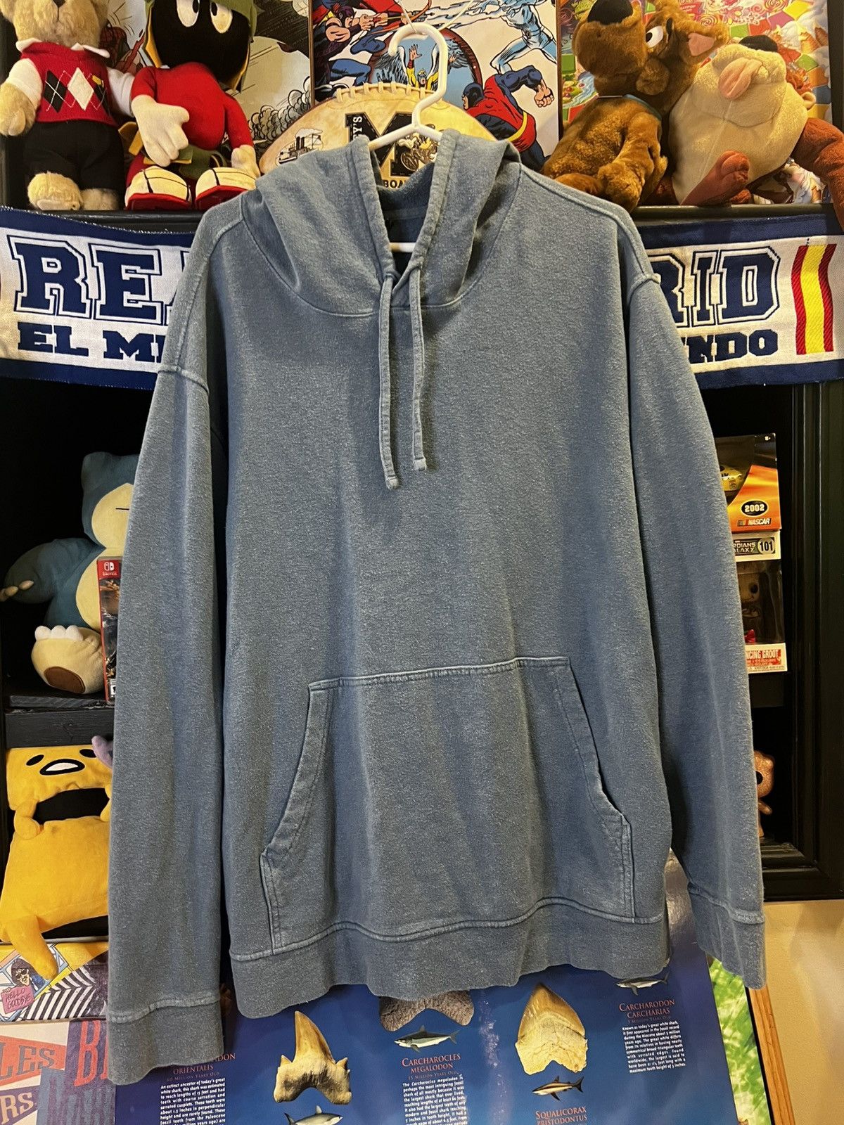 Patagonia × Vintage Vintage Patagonia Blue Hoodie Size US XXL / EU 58 / 5 - 1 Thumbnail