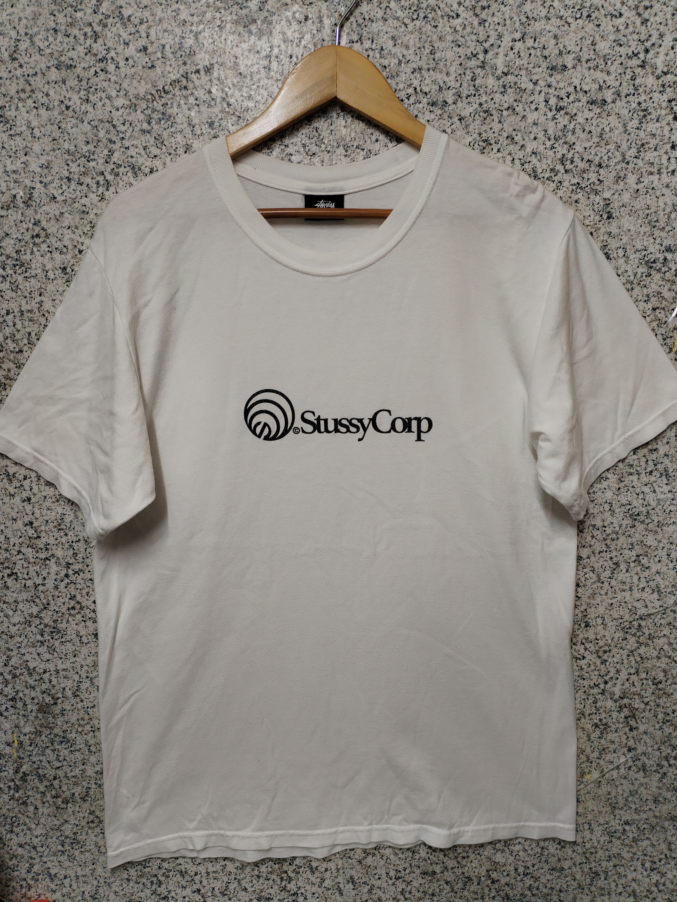 Vintage Thrashed Sun Faded Stussy Shirt Distressed Grunge Band Size US M / EU 48-50 / 2 - 1 Thumbnail