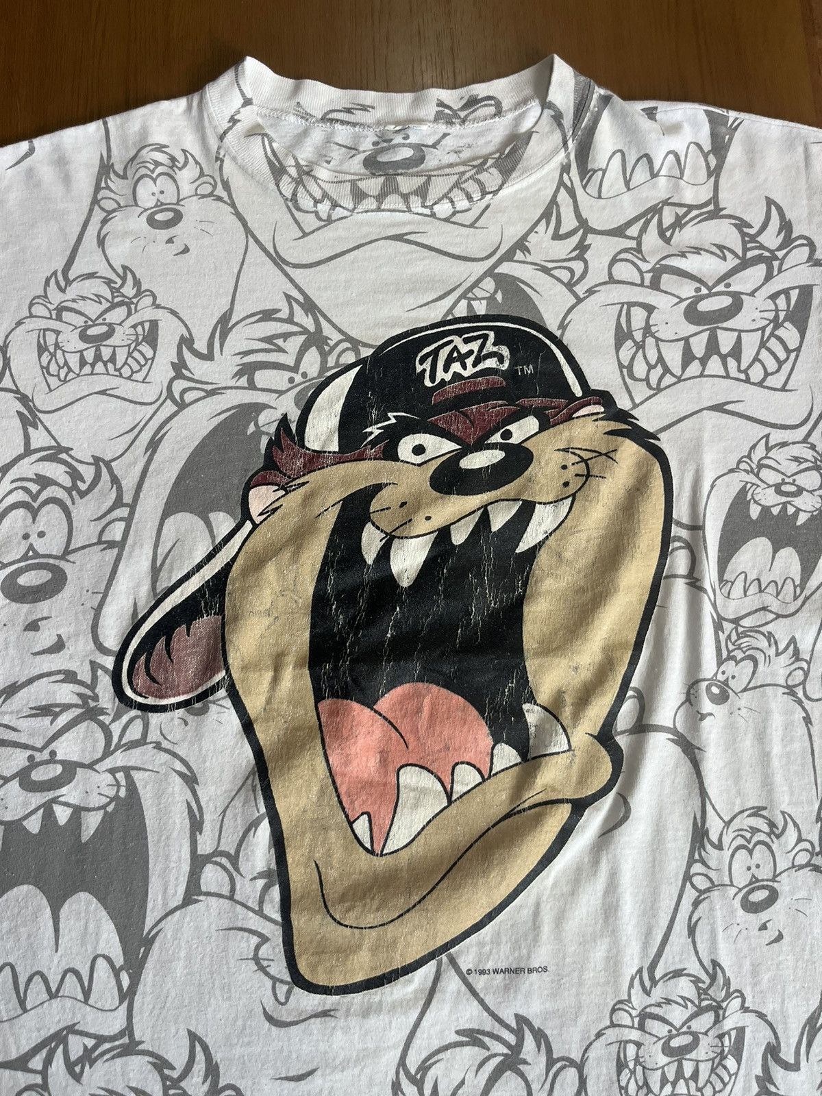Warner Bros Vintage TAZ (ovp) Looneytunes 1993’s Warner Bros Tshirt Size US XL / EU 56 / 4 - 6 Thumbnail
