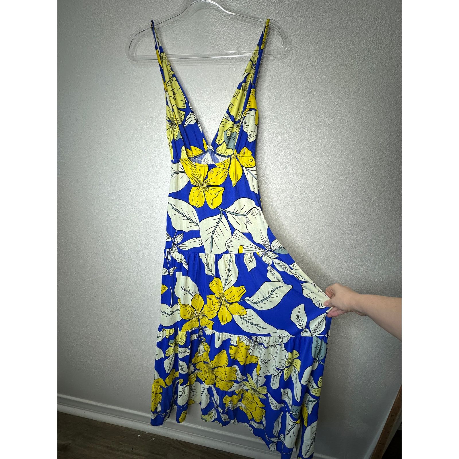 Other Maaji Yellow White Blue SandCastle Sleeveless Maxi Dress S Size S / US 4 / IT 40 - 11 Thumbnail