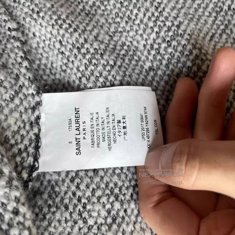 Saint Laurent Paris Saint Laurent Paris Beige Linen Wool Hooded Cardigan Size US S / EU 44-46 / 1 - 3 Thumbnail
