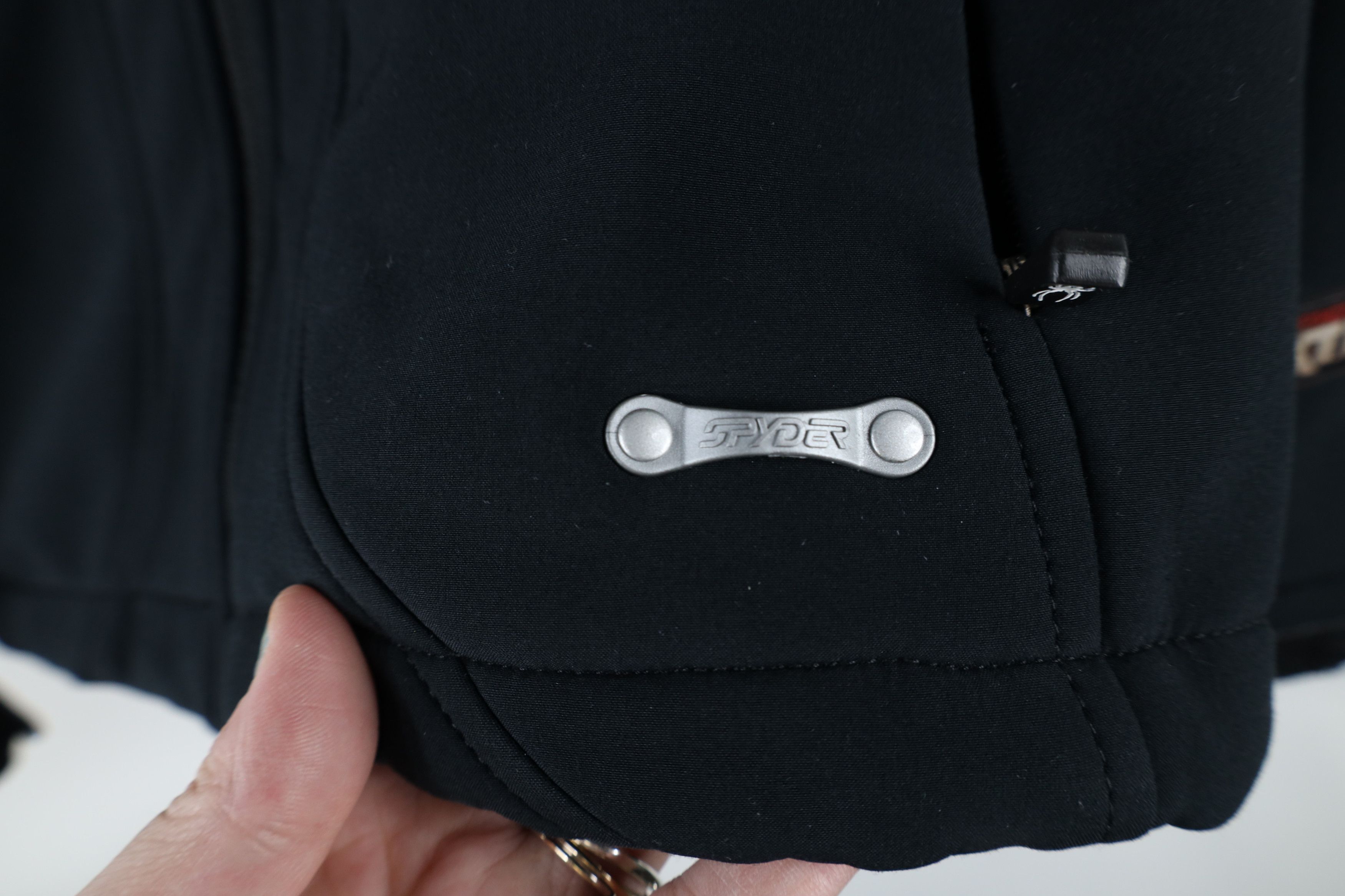 Spyder × Vintage Vintage Spyder XT.L Lined Soft Shell Full Zip Jacket Black Size M / US 6-8 / IT 42-44 - 6 Thumbnail