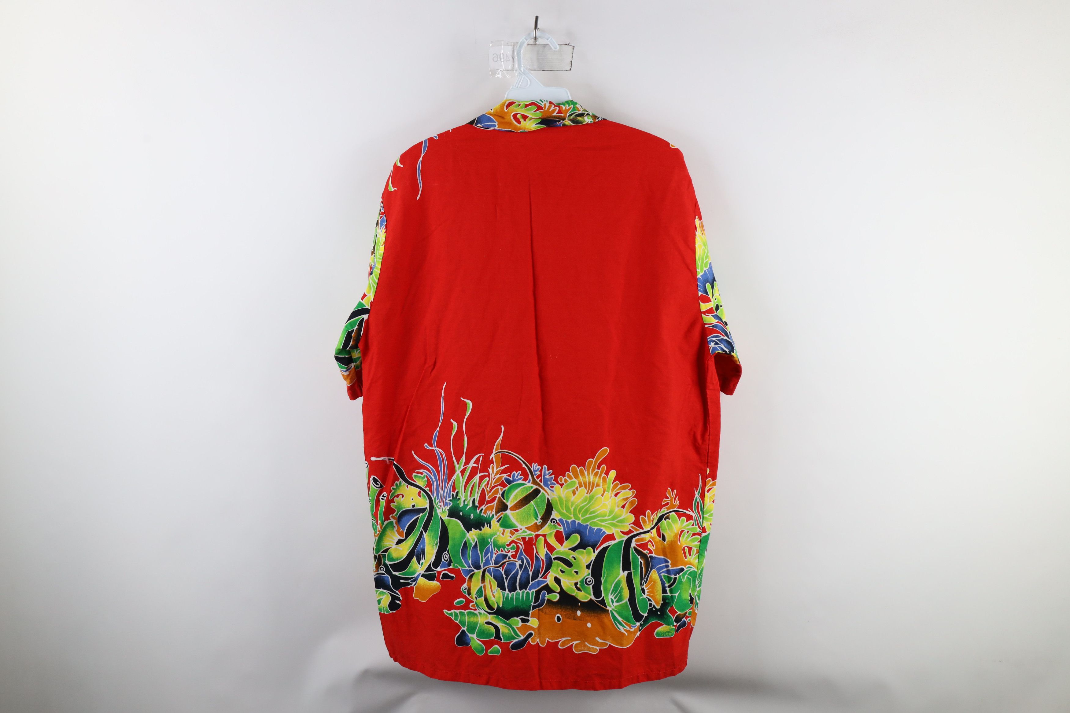 Vintage Vintage 90s Streetwear Hawaiian Short Sleeve Button Shirt Size US L / EU 52-54 / 3 - 9 Thumbnail