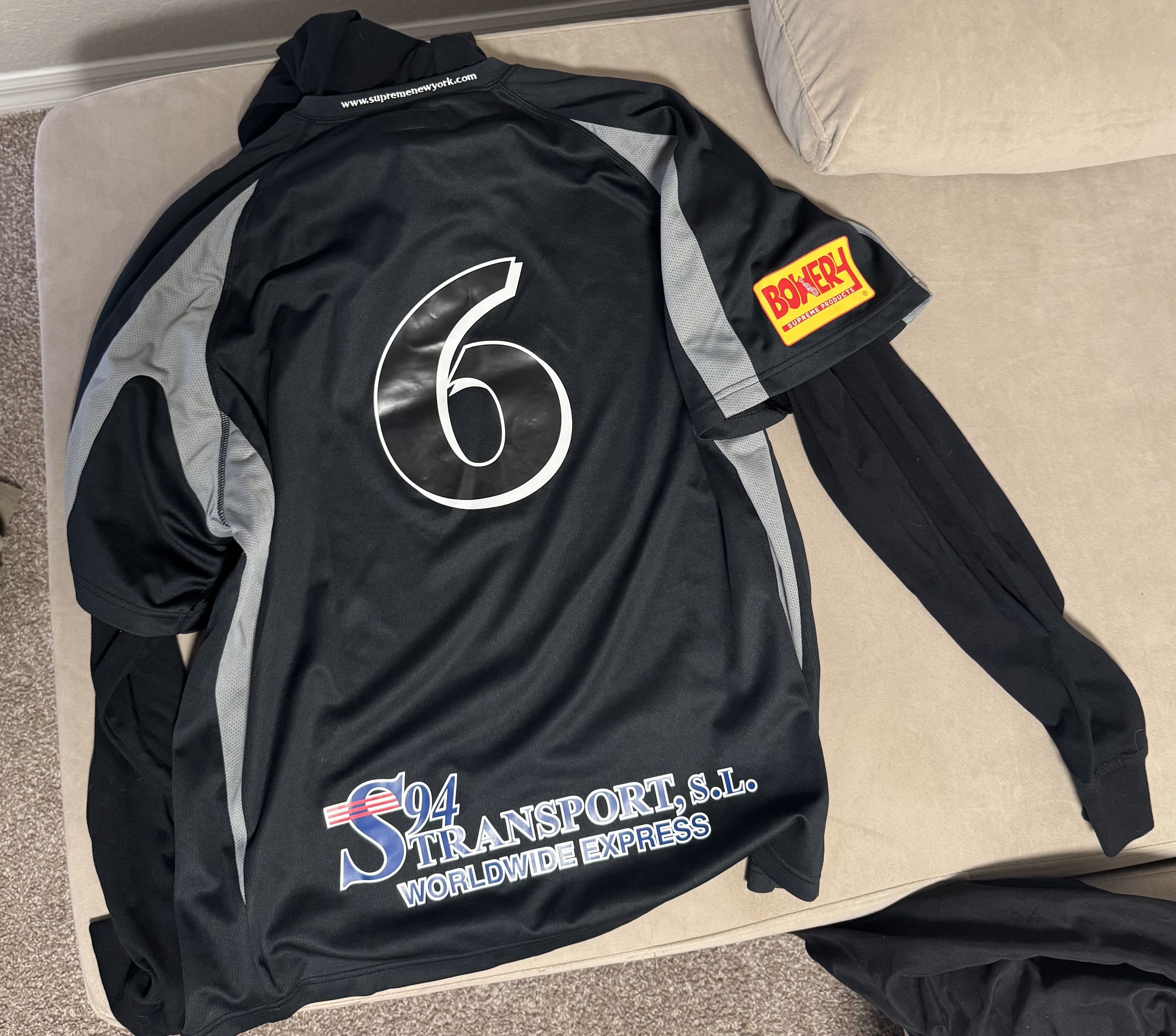 Supreme Supreme Hooded Soccer Jersey Size US L / EU 52-54 / 3 - 4 Thumbnail