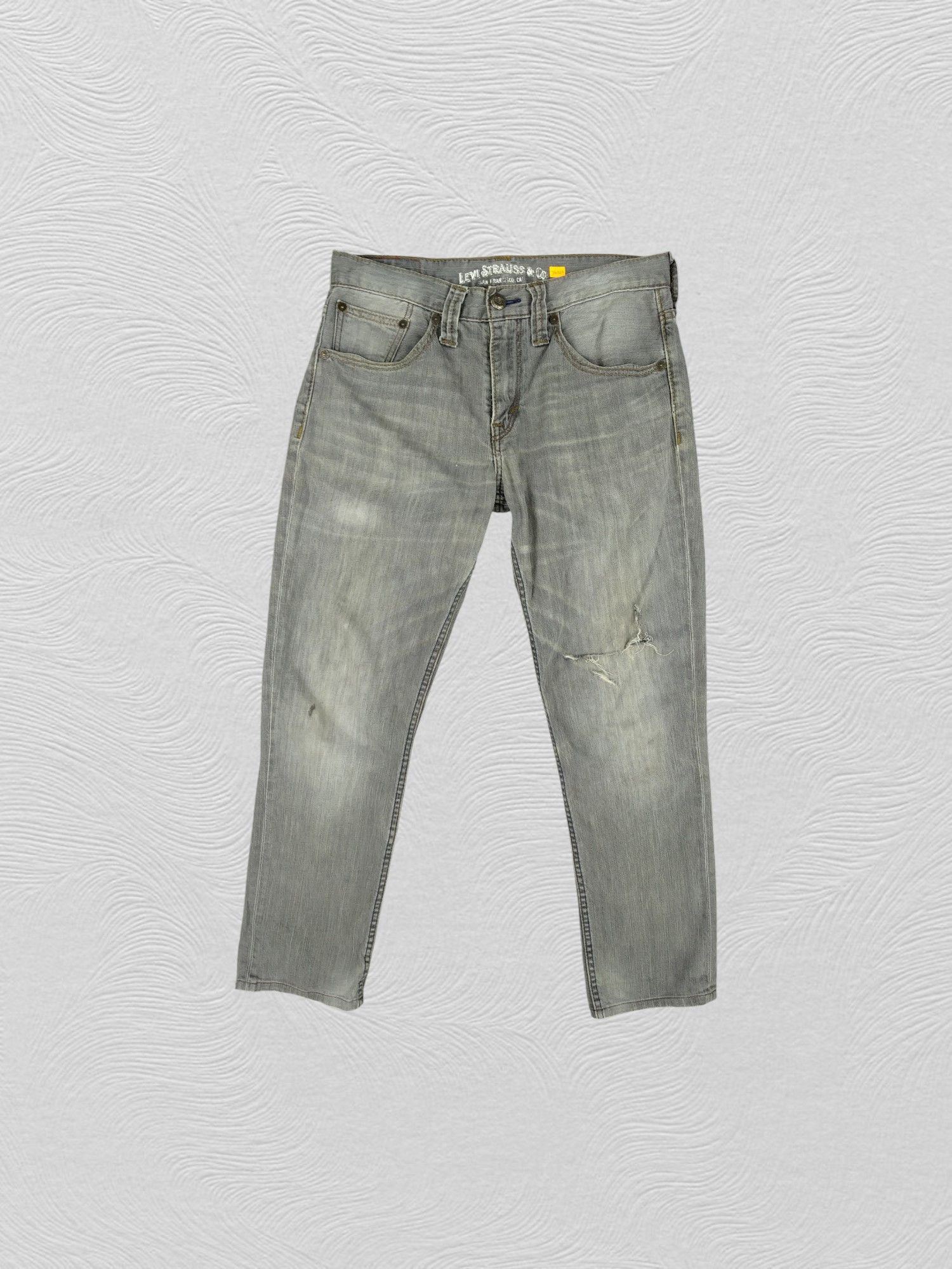 Levi's Light Grey Vintage Levi's 511 Jeans 33x28 Denim -JG025 Size US 33 - 1 Thumbnail