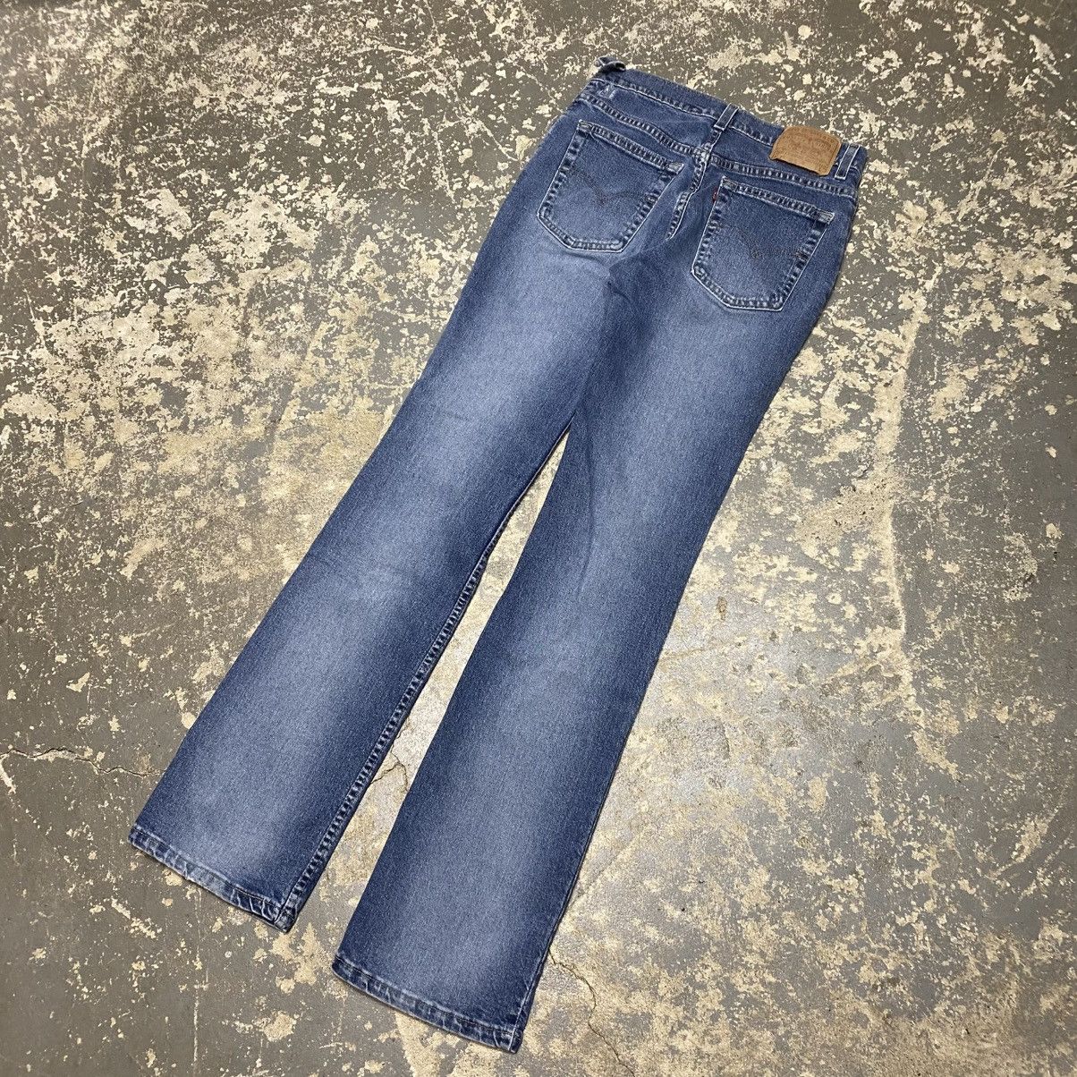 Levi's × Vintage Vintage Levi’s 517 Slim Boot Cut Blue Denim Jeans USA 90s Size US 29 - 2 Thumbnail