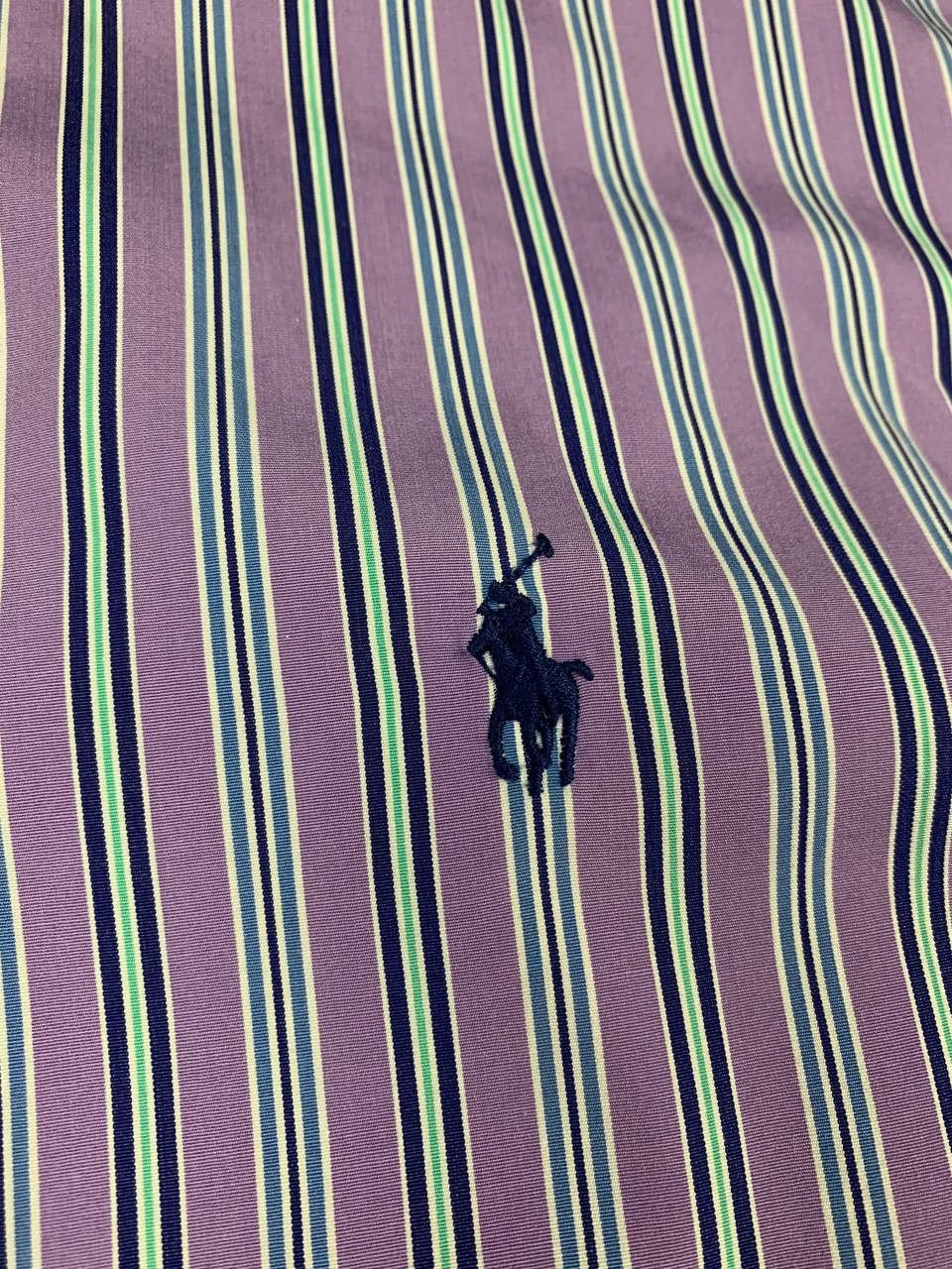 Polo Ralph Lauren Polo Ralph Lauren Men's Shirt Purple Striped Size US XL / EU 56 / 4 - 8 Thumbnail