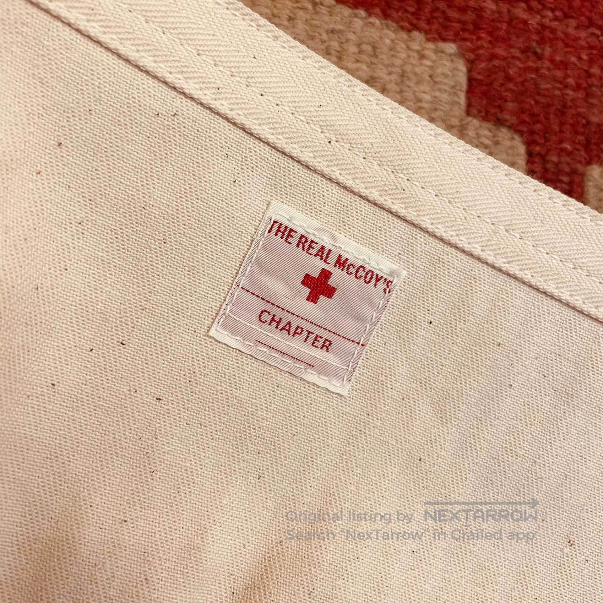 The Real McCoy's THE REAL McCOY'S RED CROSS APRON BAG. Size ONE SIZE - 2 Thumbnail