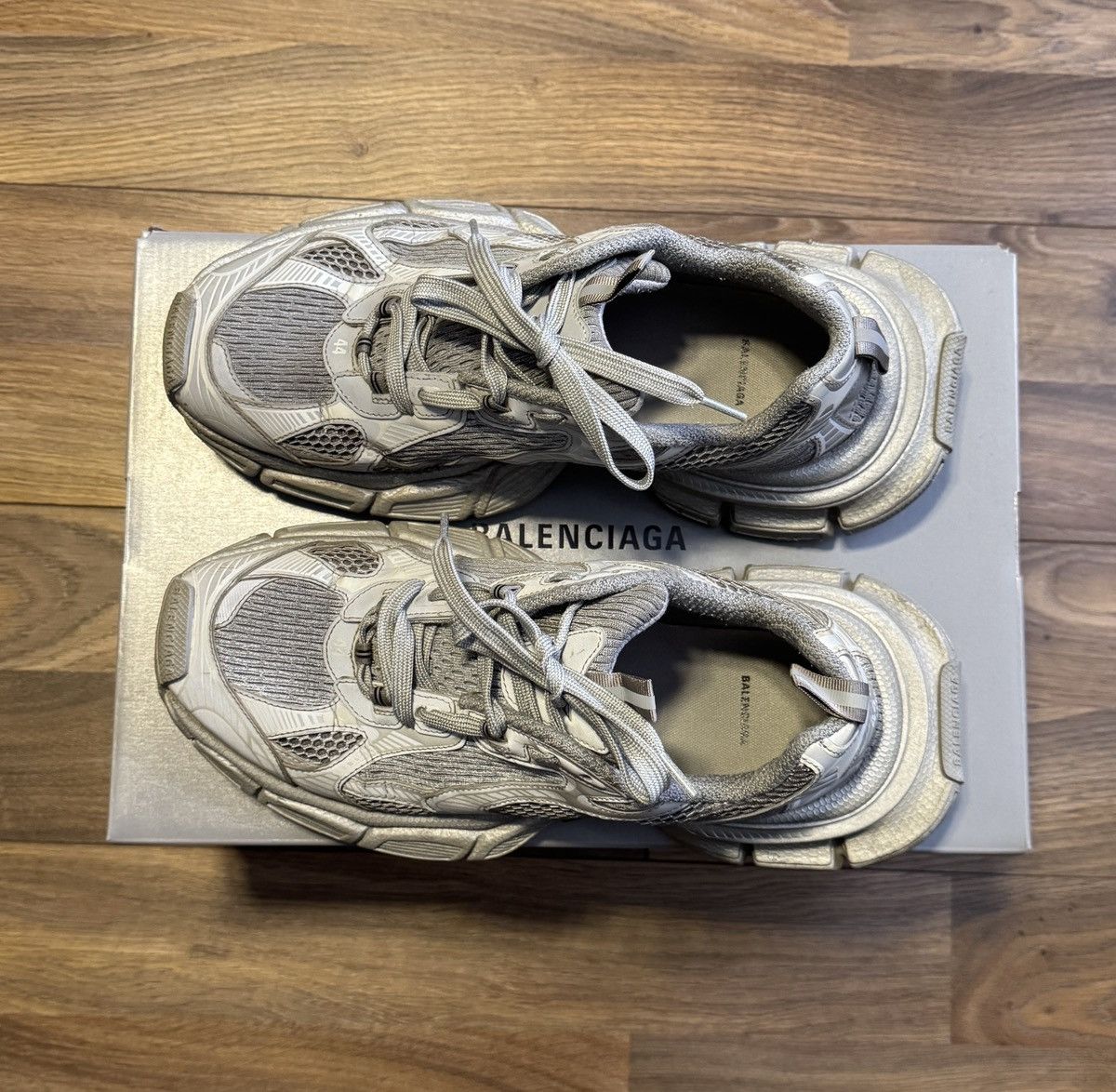 Balenciaga Balenciaga 3XL Grey Sneakers Size US 11 / EU 44 - 2 Thumbnail