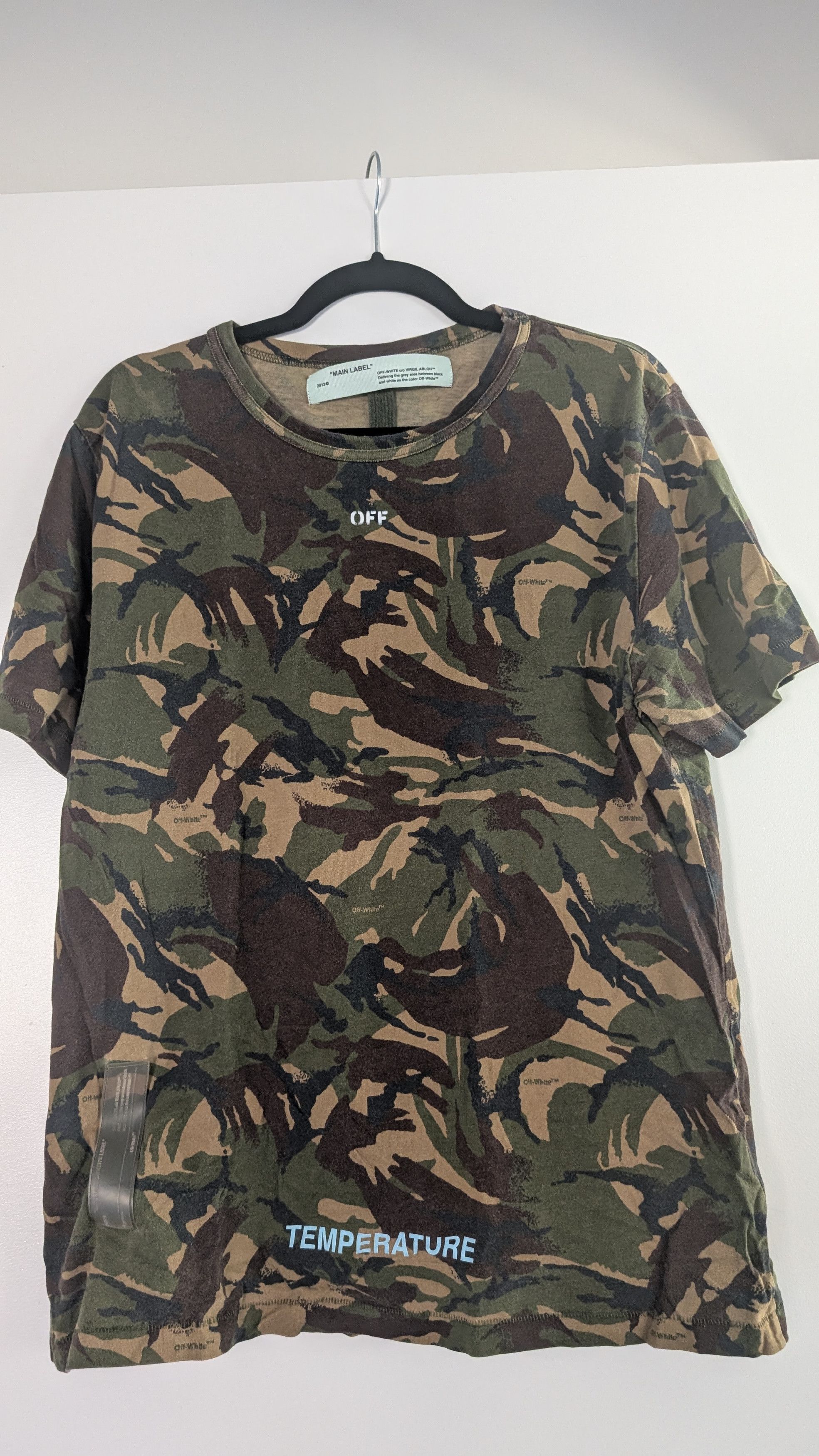 Off-White × Virgil Abloh OFF-WHITE c/o Virgil Abloh Camouflage Arrows T-Shirt - L Size US L / EU 52-54 / 3 - 5 Thumbnail