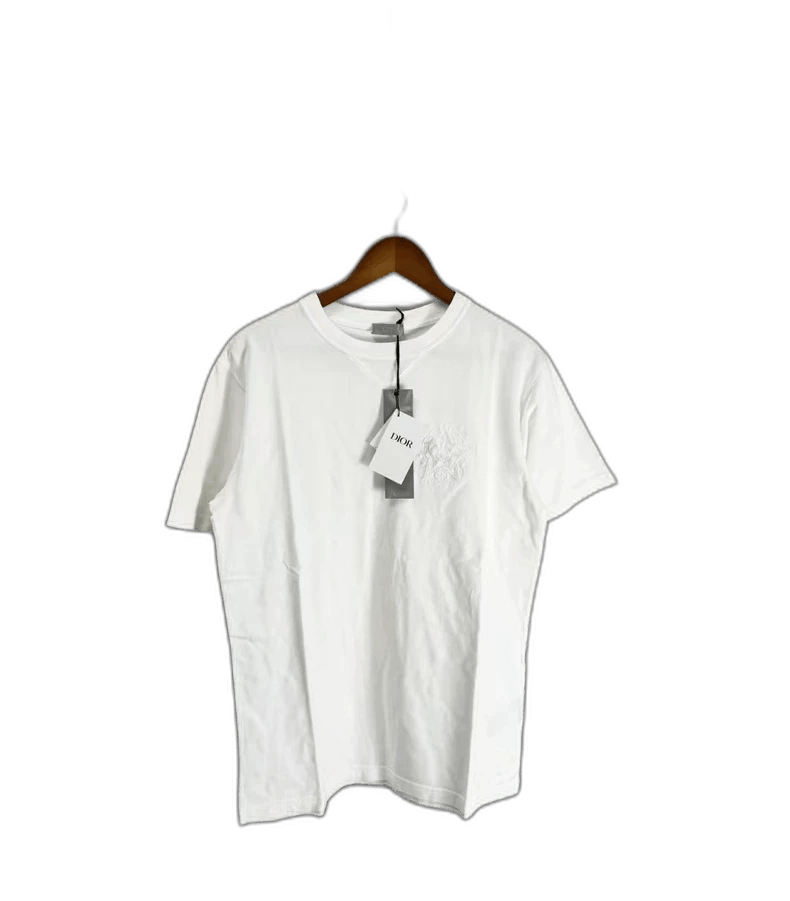 Dior Dior White Embroidered Short Sleeve T-Shirt Size US XS / EU 42 / 0 - 1 Thumbnail