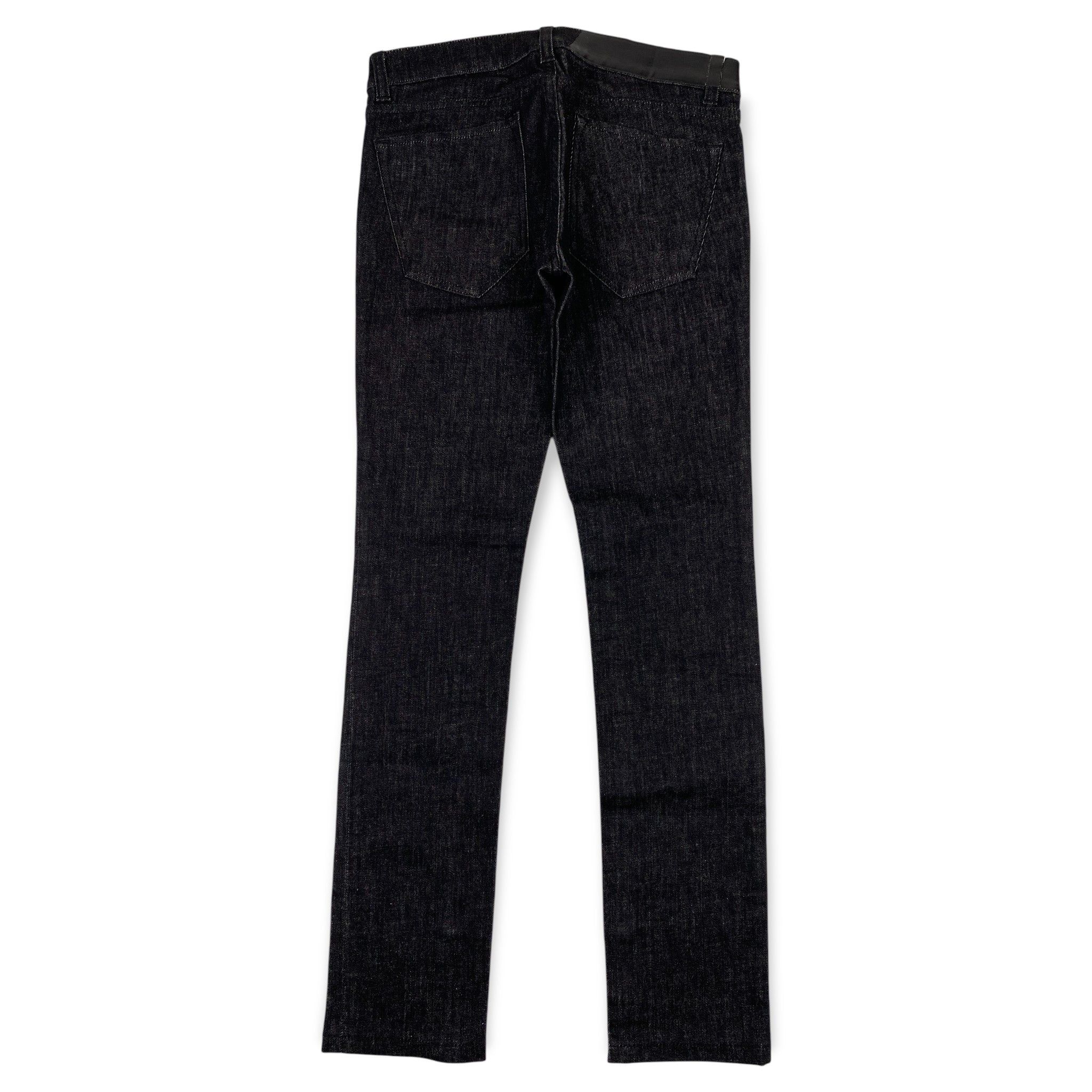 Golden Goose Deluxe Brand 2009 Ankle Zip Black Denim Size US 28 / EU 44 - 2 Thumbnail