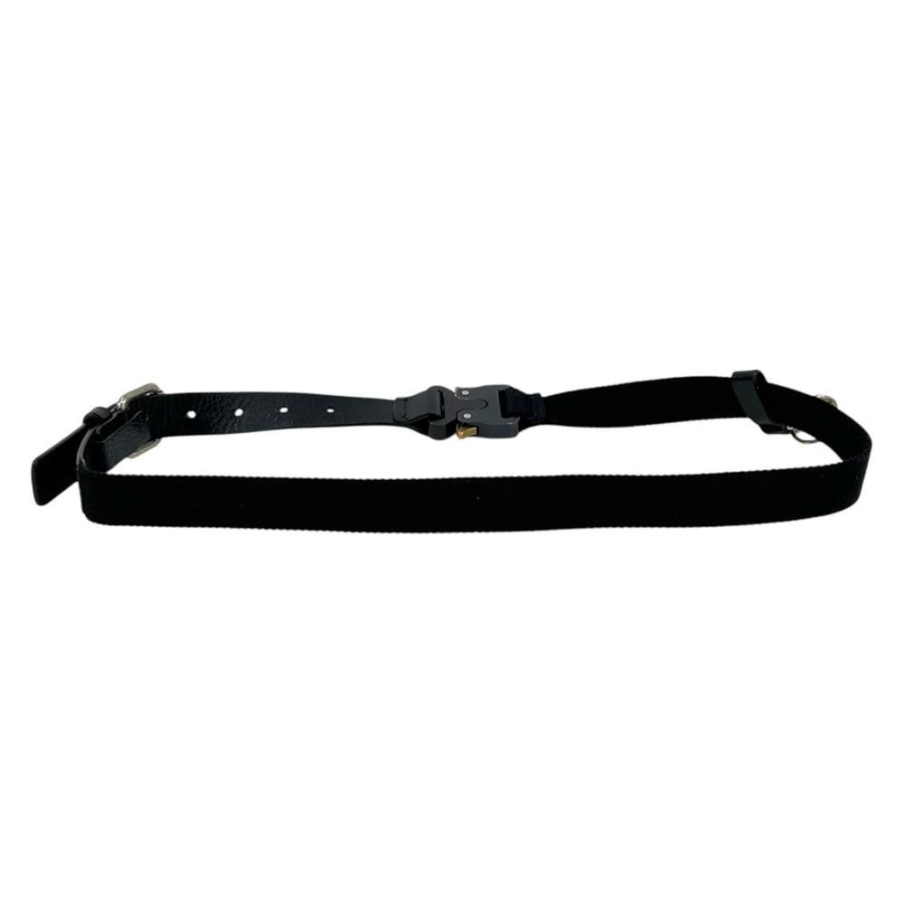 1017 ALYX 9SM Black Rollercoaster Belt with Leather & Keychains Detail Size ONE SIZE - 6 Thumbnail