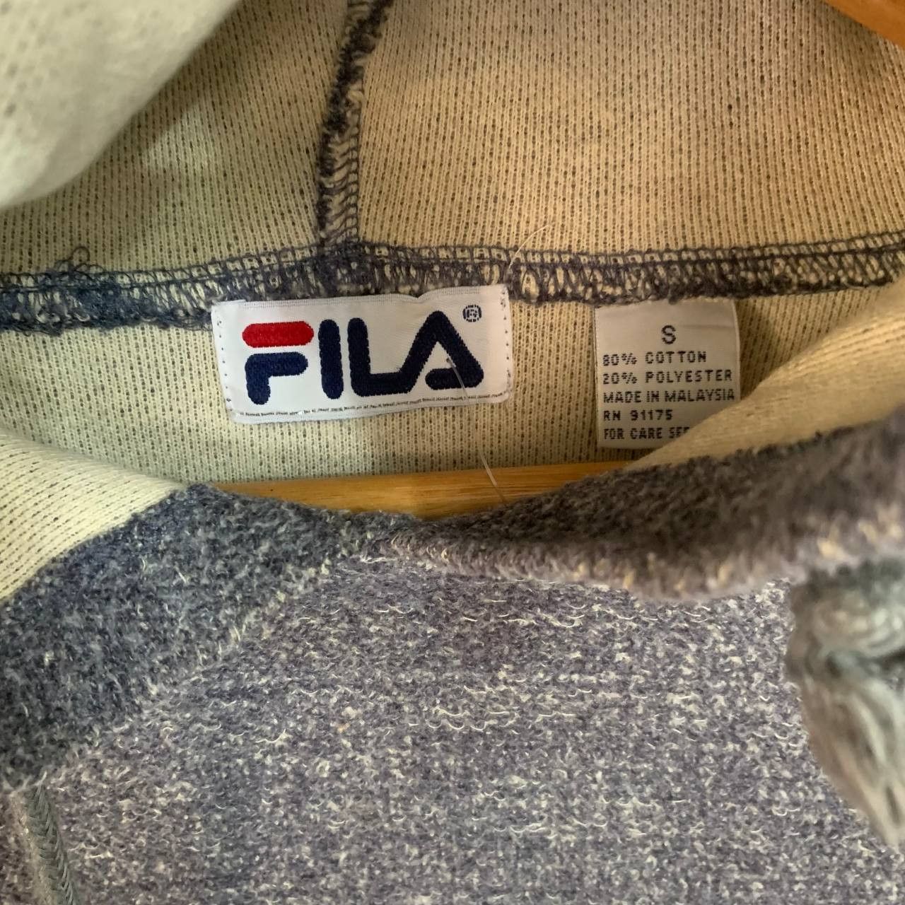 Fila Vintage Fila Hoodie Big logo Sweatshirt Large Size US L / EU 52-54 / 3 - 6 Thumbnail