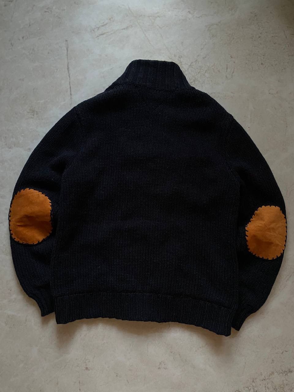 Tommy Hilfiger × Vintage Vintage Tommy Hilfiger Navajo Aztec Knit Zip Up Jacket Y2K Size US XL / EU 56 / 4 - 7 Thumbnail
