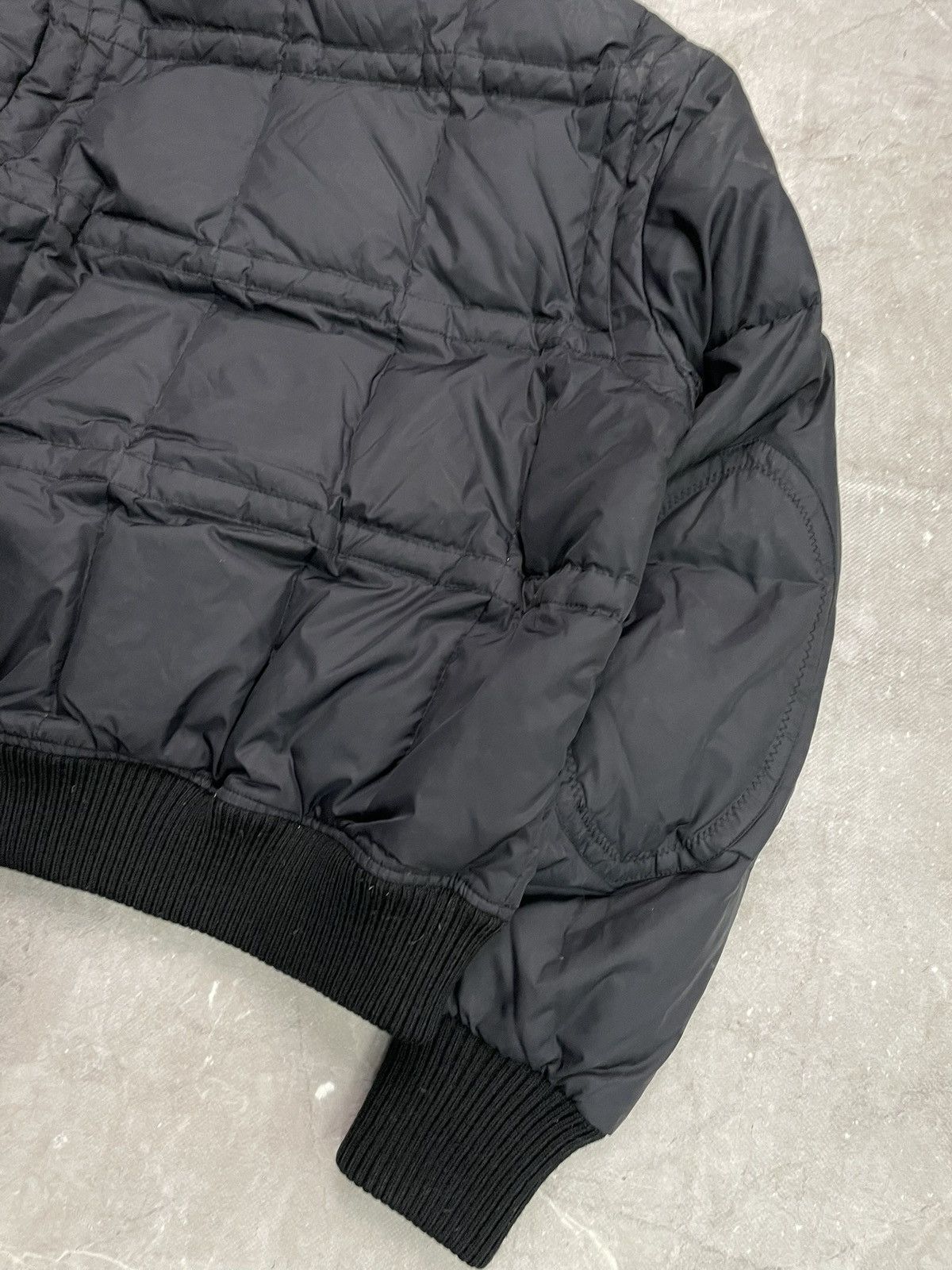 Le Grande Bleu (L.G.B.) Gothic if six was nine Black Bomber Jacket puffer Fur Hood Size US M / EU 48-50 / 2 - 12 Thumbnail