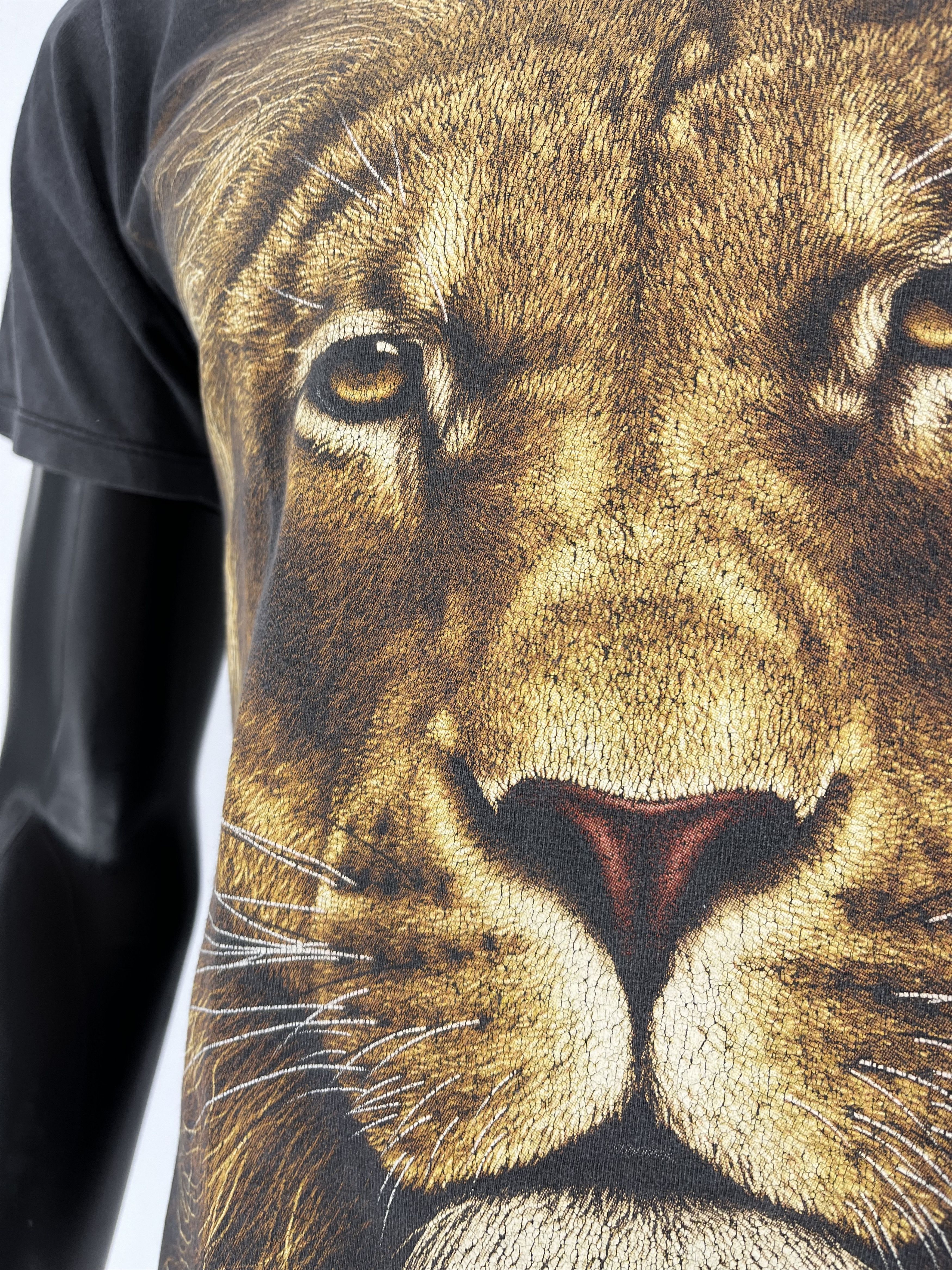 Vintage Vintage Y2K 90s Tiger Face Boxy Graphic Tee Size US S / EU 44-46 / 1 - 8 Thumbnail