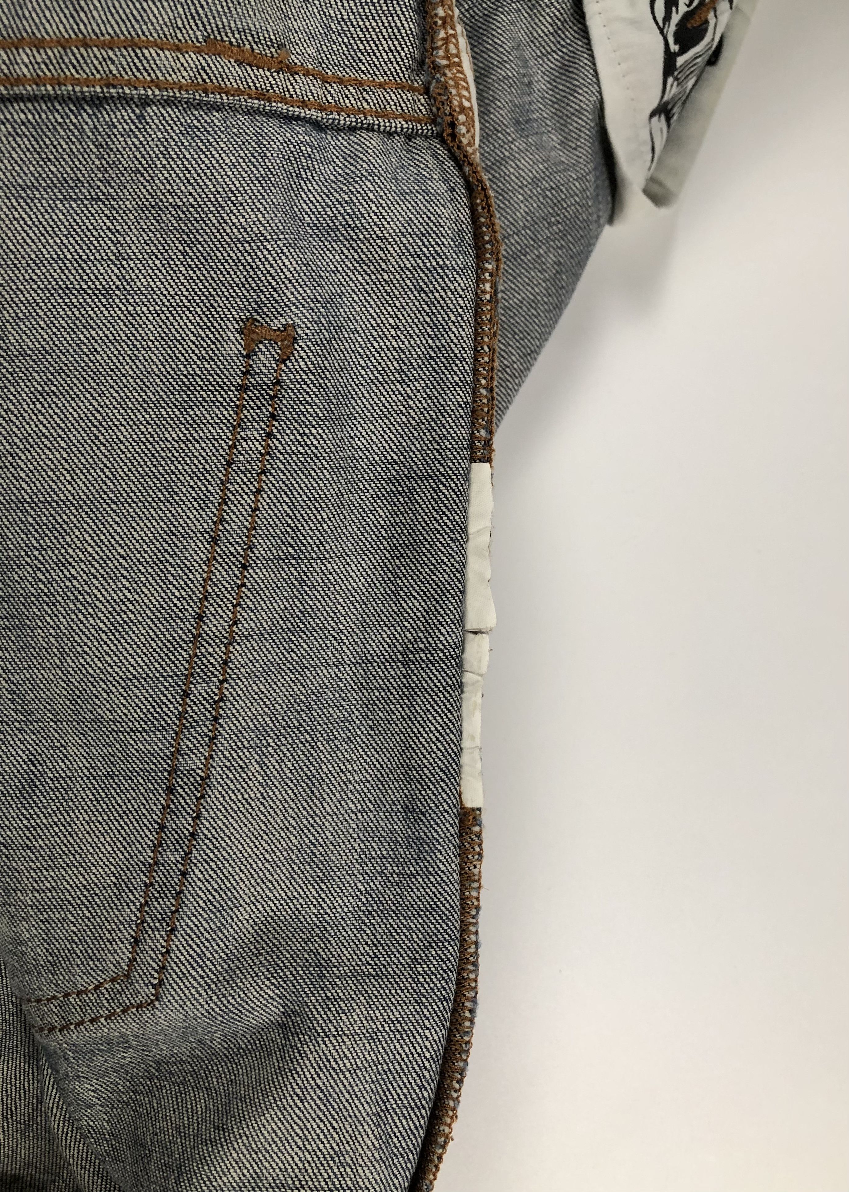 Frankie Morello Frankie Morello Leather Patches Vulcano Super Skinny Jeans Size US 32 / EU 48 - 10 Thumbnail