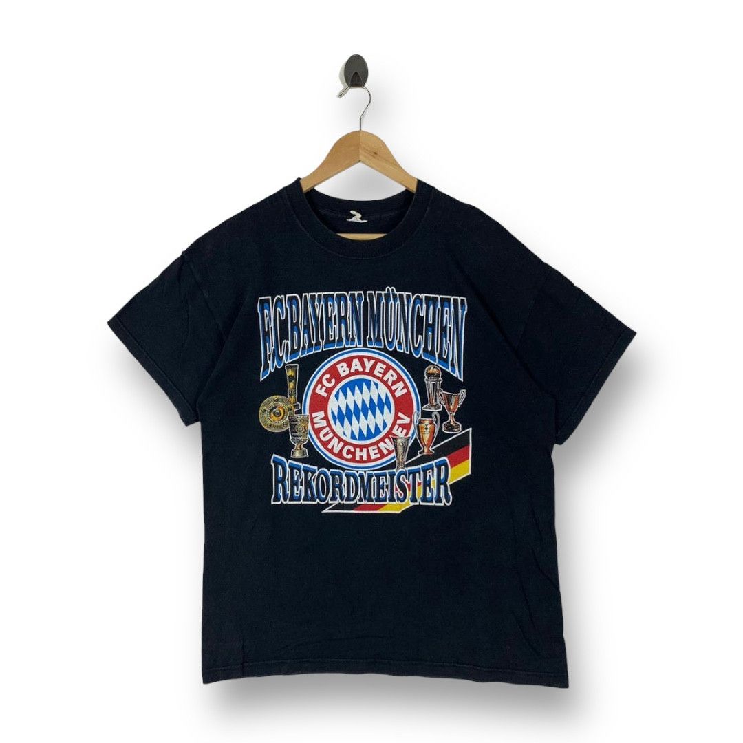 Other Vintage 90s FC Bayern München Rekordmeister Graphic Tee Size US M / EU 48-50 / 2 - 1 Thumbnail