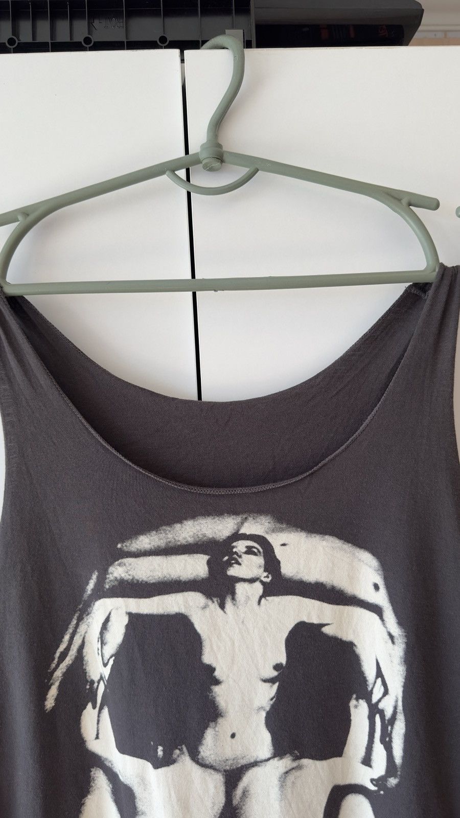 Vintage 90s Vintage Salvador Dali In Voluptas Mors Art Tank Top Size US L / EU 52-54 / 3 - 5 Thumbnail