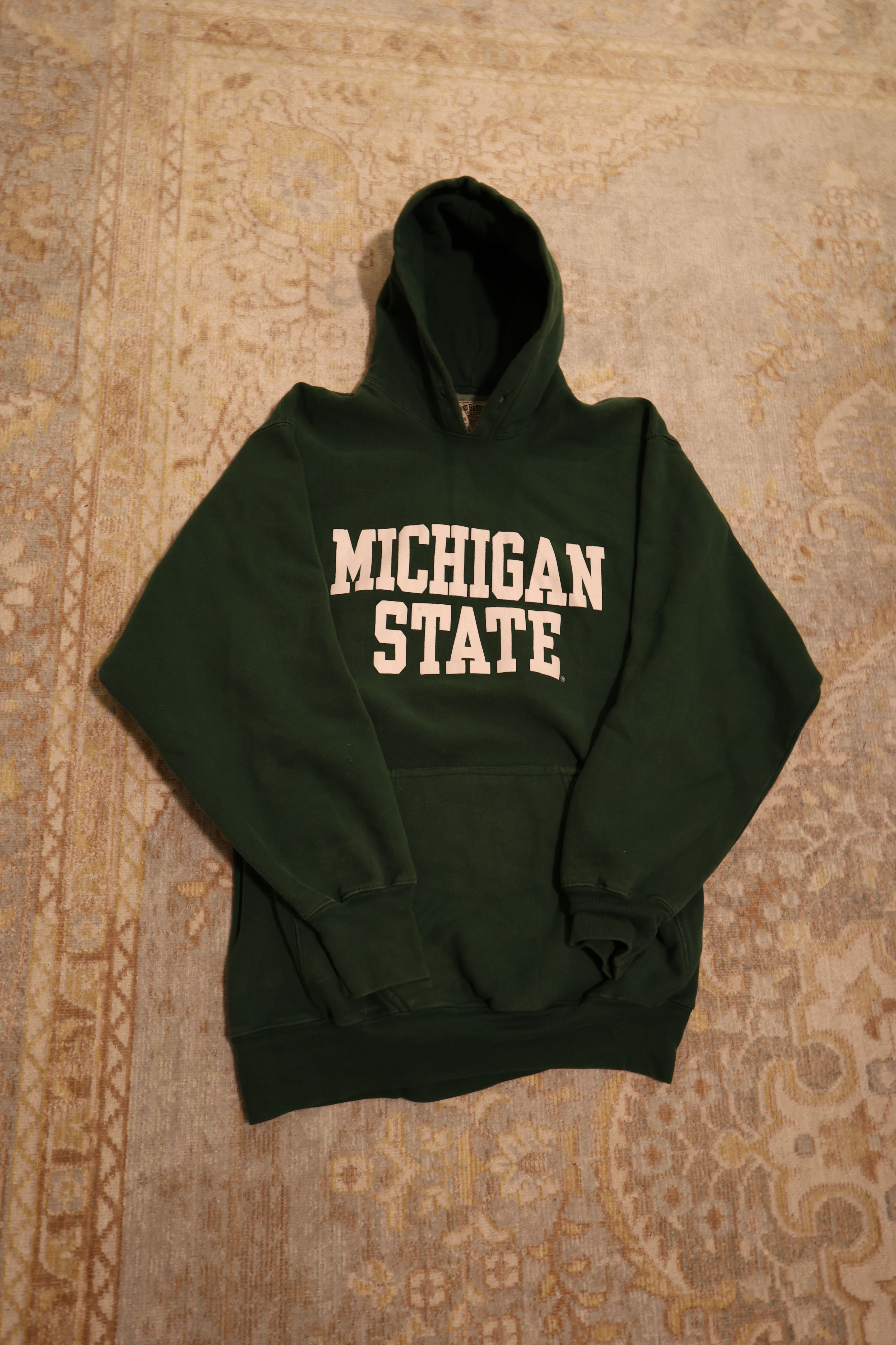 Steve And Barrys Michigan State Dark Green Hoodie Size US L / EU 52-54 / 3 - 1 Thumbnail