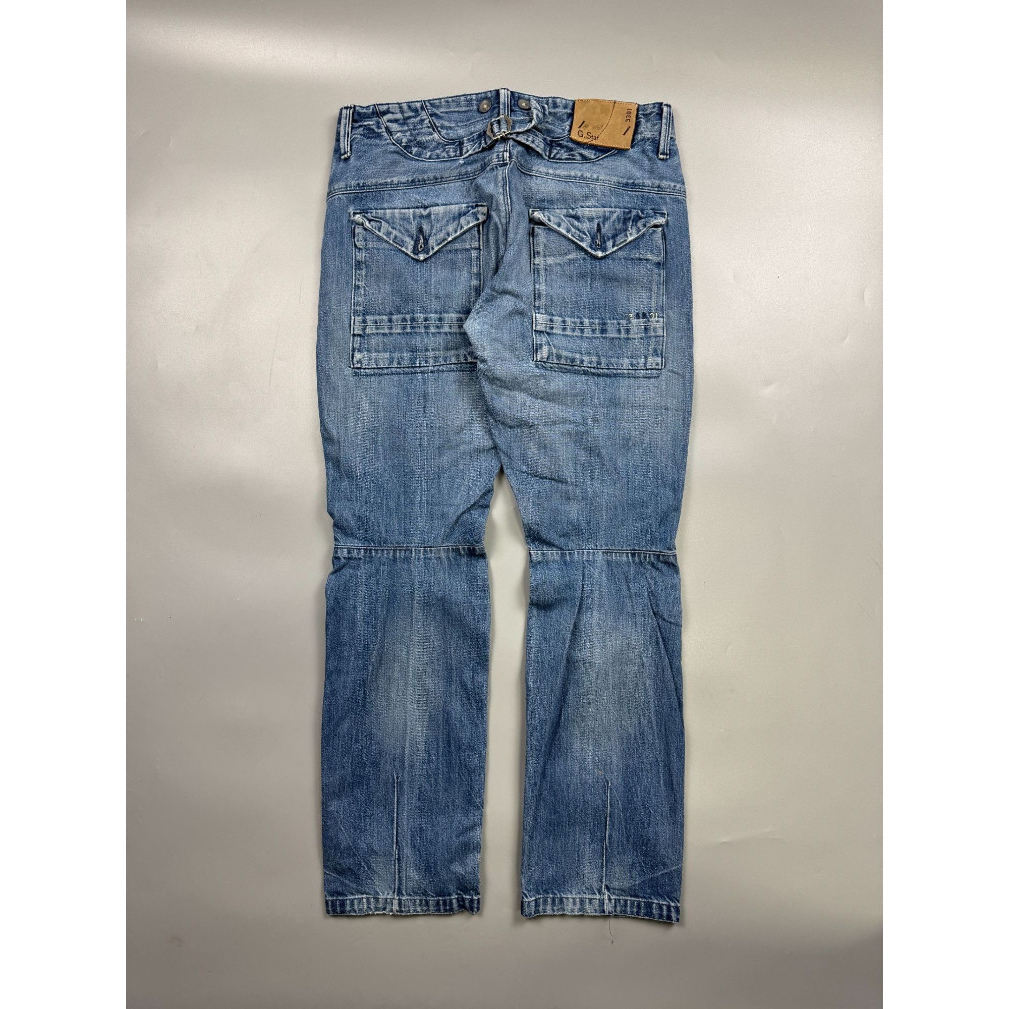 G-Star G-Star RAW Army Lumber Straight Denim Jeans Pants (Y1191) Size US 32 / EU 48 - 13 Thumbnail