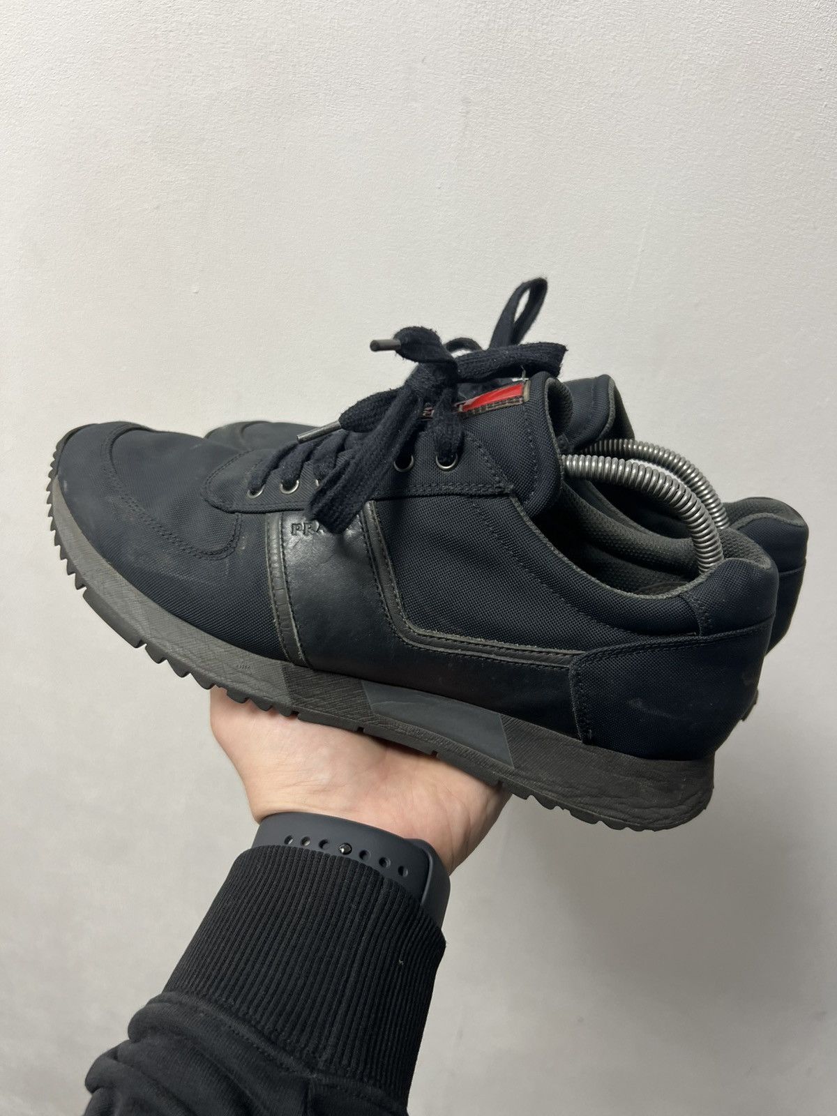 Prada Prada Luxury Sneakers Shoes Black Size US 8 / EU 41 - 8 Thumbnail