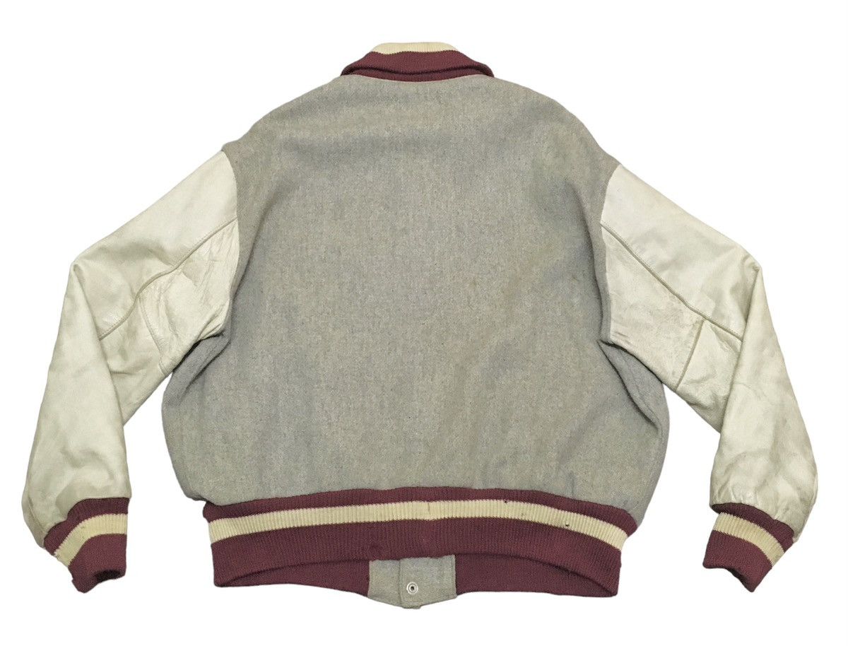 Vintage Very Rare Vintage Brand Flying Goose Varsity Leather 1950s Size US L / EU 52-54 / 3 - 2 Thumbnail