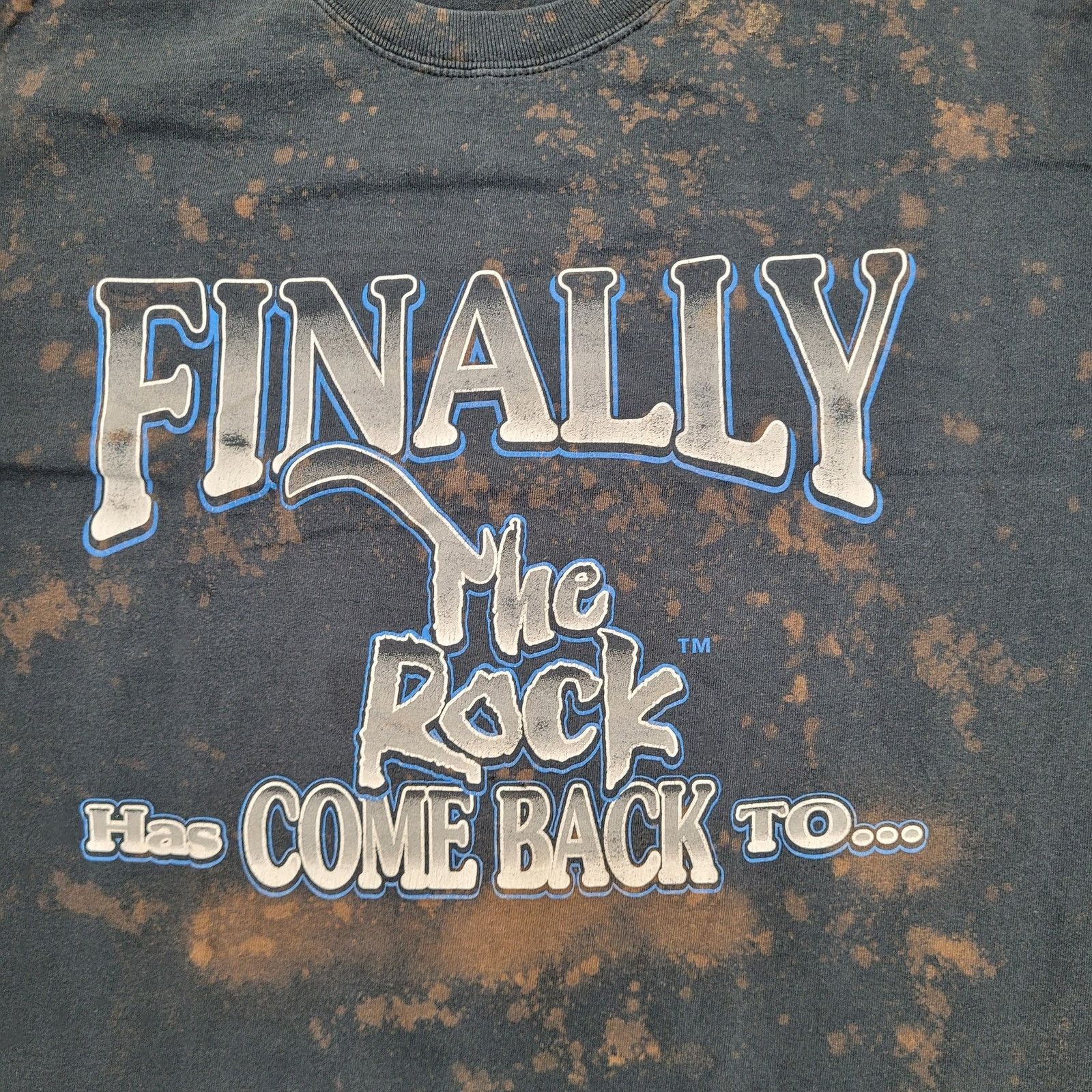 WWE Vintage WWF The-Rock Shirt Large 22x28 Finally Has Comeback Size US L / EU 52-54 / 3 - 11 Thumbnail