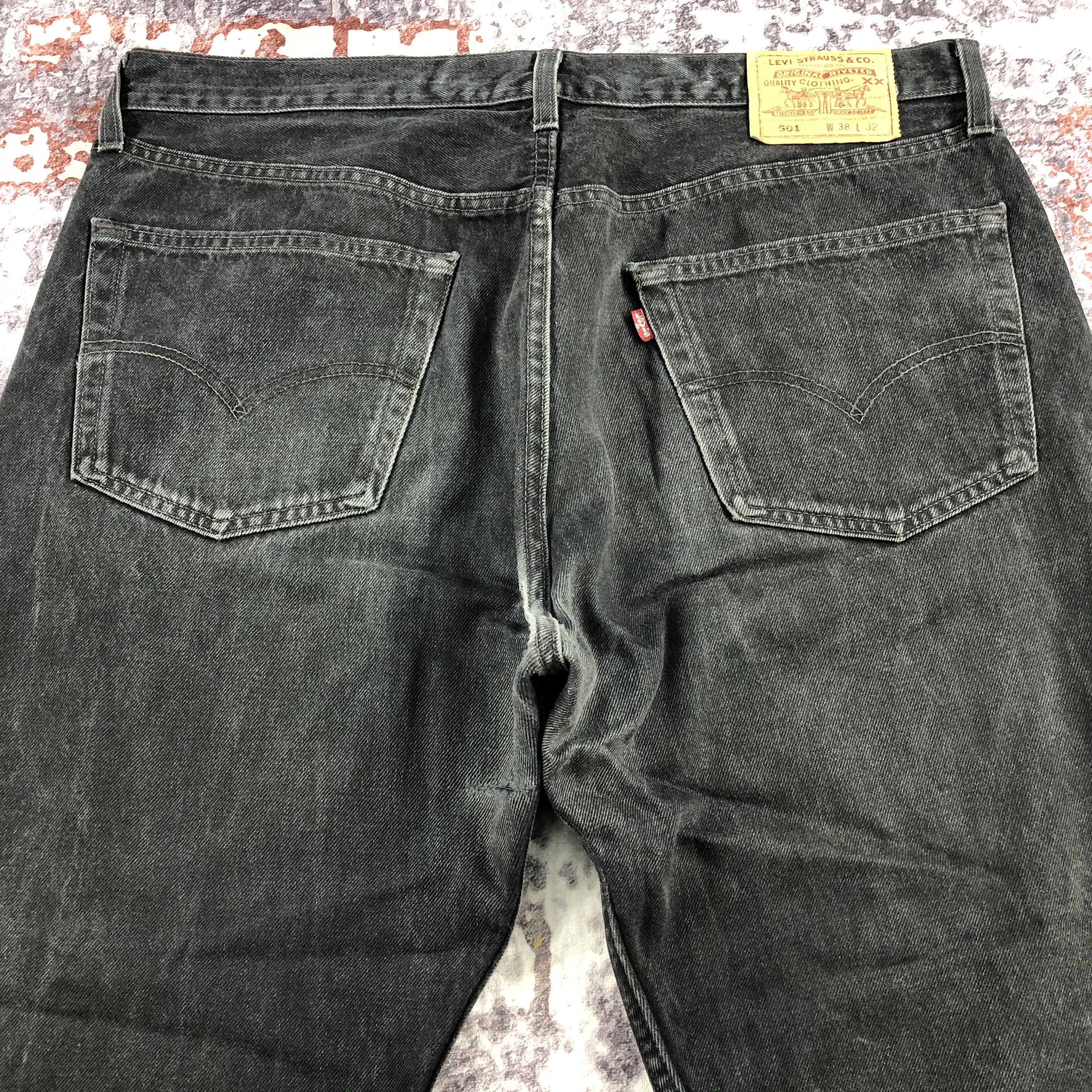 Levi's × Vintage Vintage 90s Levis 501 Earth Tone Jeans-JM2324 Size US 38 / EU 54 - 5 Thumbnail