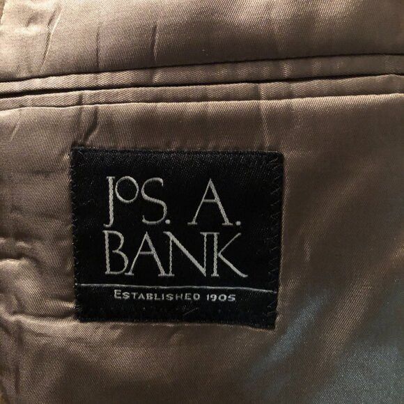 Jos. A. Bank JOS.A.BANK MEN'S 100%WOOL SPORT COAT BLAZER JACKET SIZE: 40L Size 40L - 5 Thumbnail