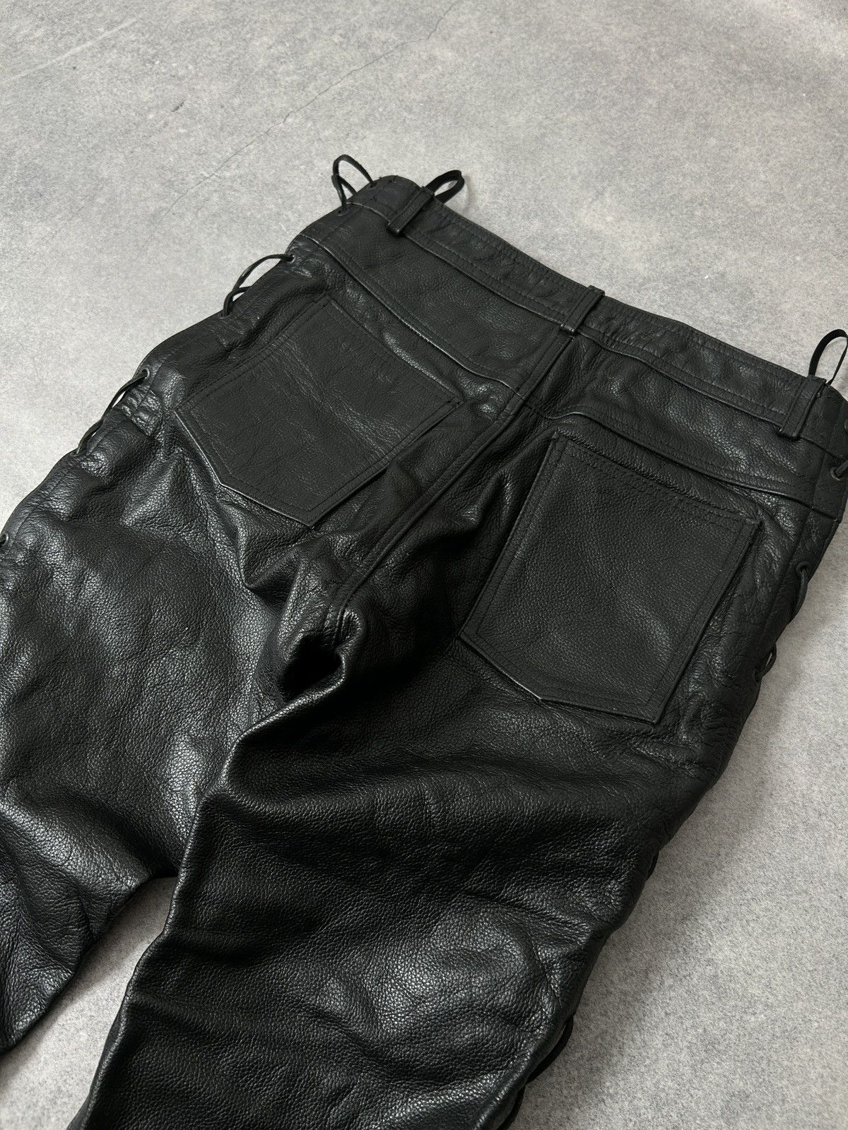 Genuine Leather Vintage Texpeed Genuine leather Cowboys motorcycle pants Size US 34 / EU 50 - 4 Thumbnail