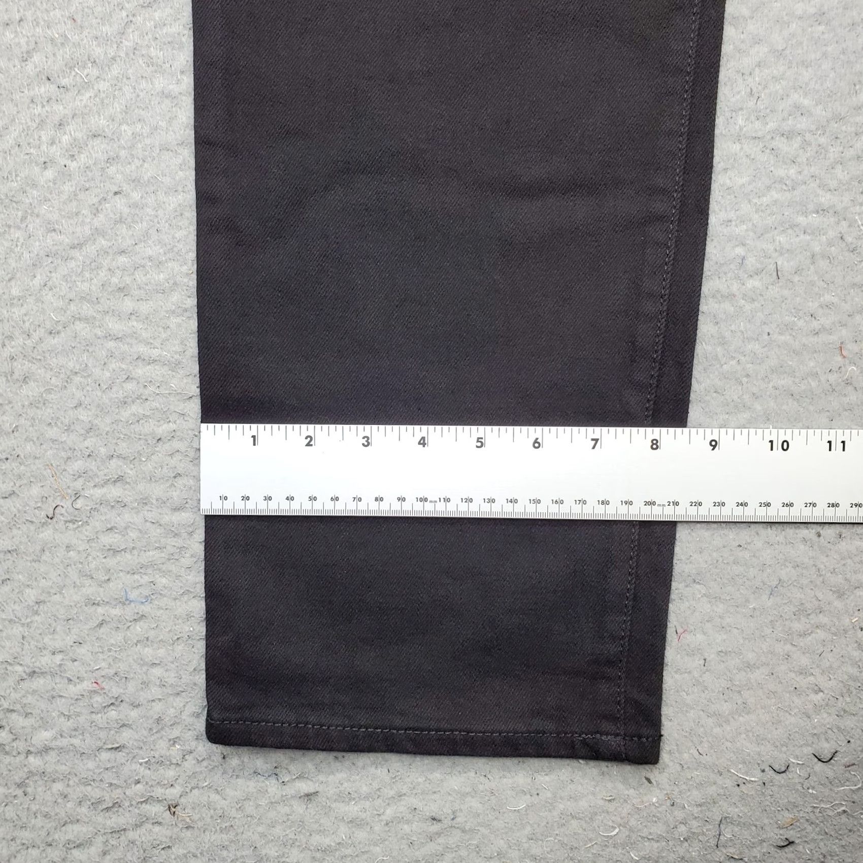 Old Navy Old Navy Jeans Womens 10 Black Stretch Slim Fit Straight Leg Extra High Rise Jeans Womens 10 Black Stretch Slim Fit Straight Vintage: No Size 32" / US 10 / IT 46 - 5 Thumbnail