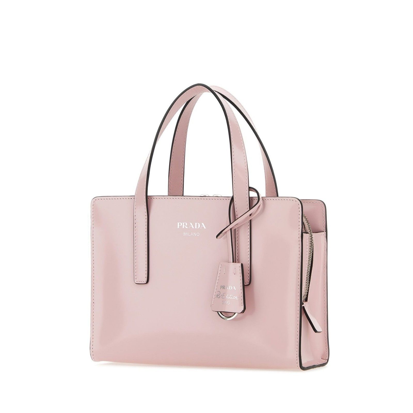 Prada PRADA Re-Edition 1995 Pink Smooth Leather Top Handle Bag Ne Size ONE SIZE - 2 Thumbnail