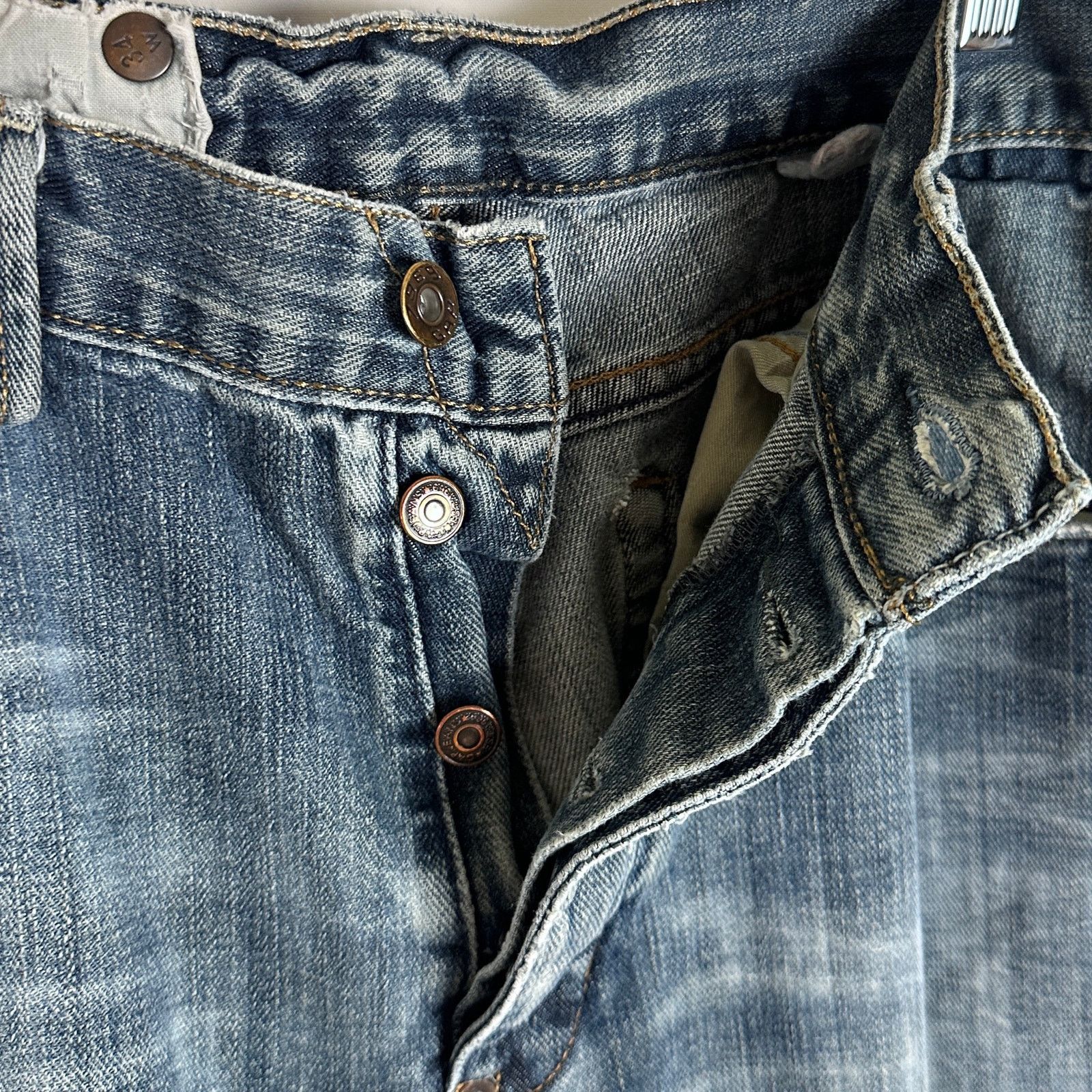 Gap Vintage Morrison Faded Denim Size US 34 / EU 50 - 5 Thumbnail