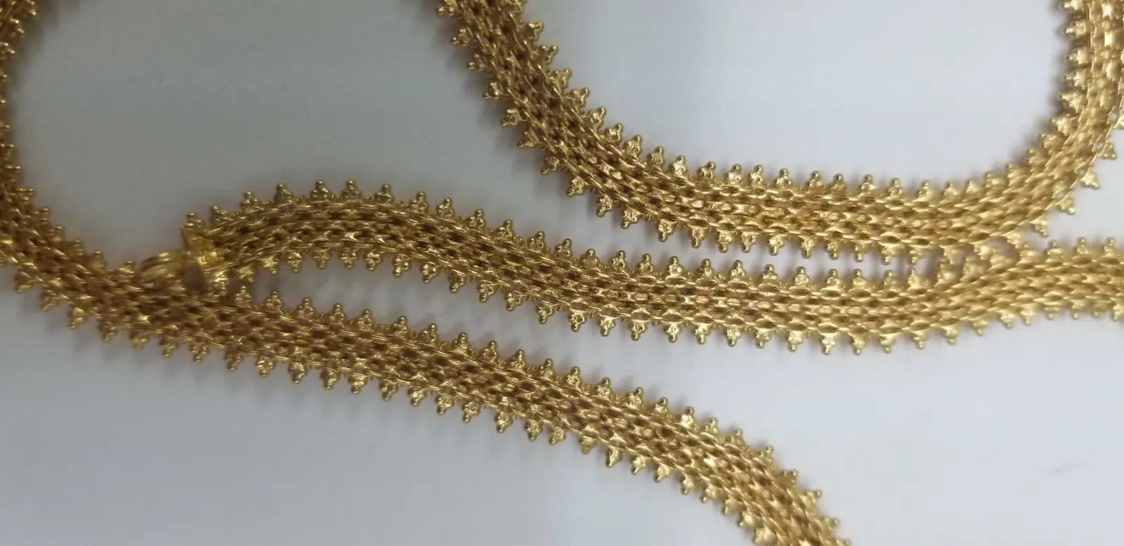 Other High End Jewelry! 23k Solid Gold Fancy Necklace 17" 30.4gr Size ONE SIZE - 3 Thumbnail