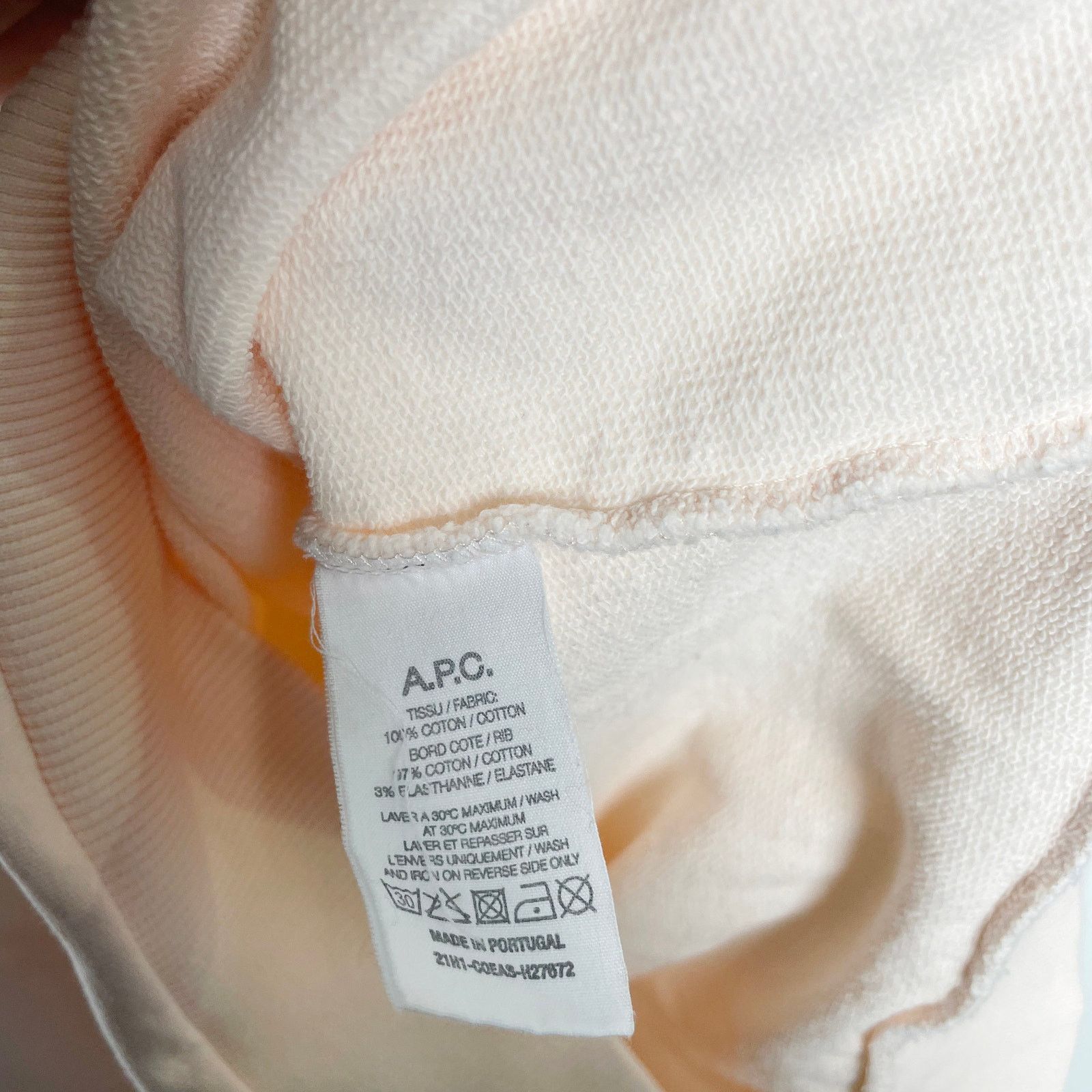 A.P.C. Pink Hoodie Size L / US 10 / IT 46 - 6 Thumbnail