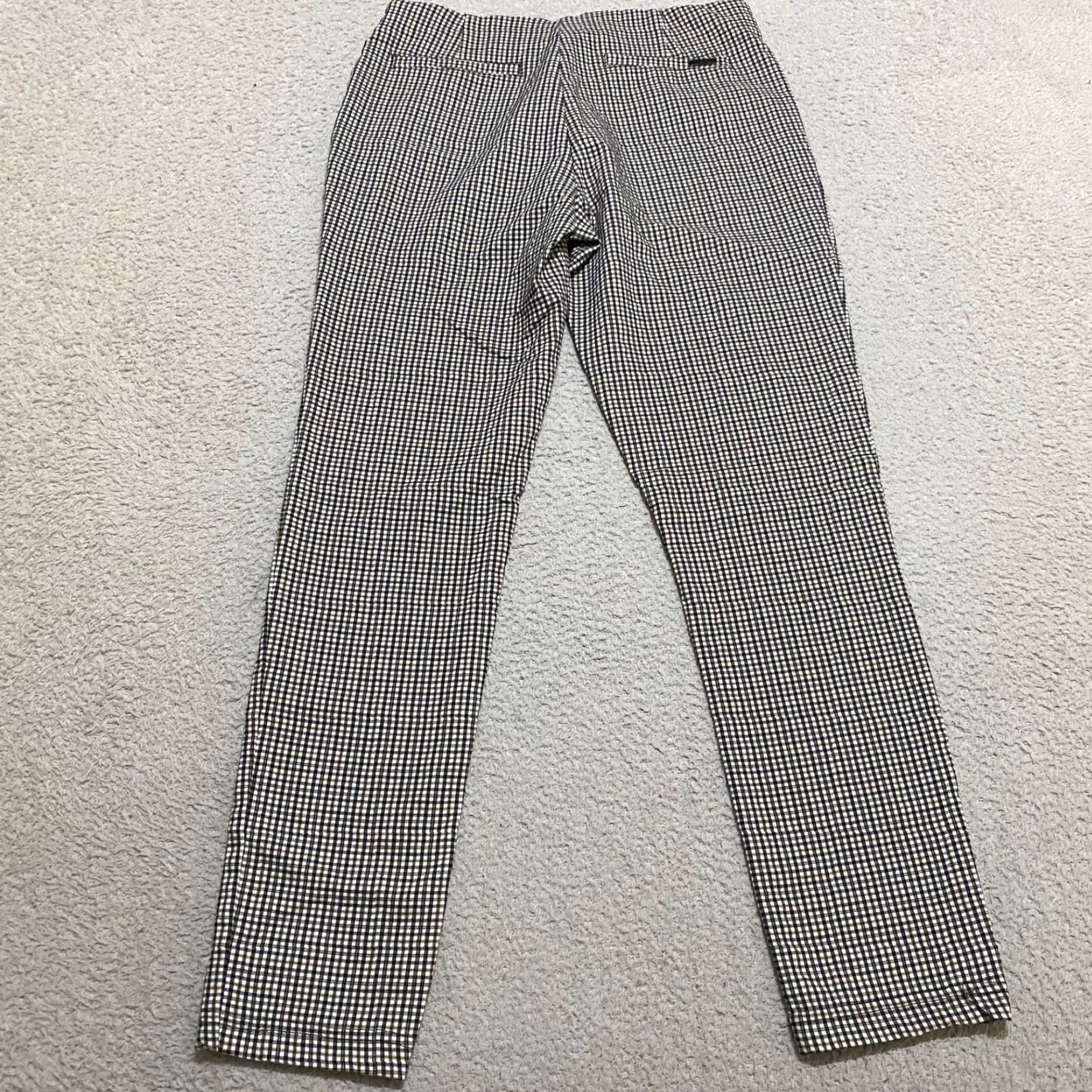 Calvin Klein Calvin Klein Pants Womens 8 Multicolor Plaid Skinny Ankle Mid Rise Pull On Color Multicolor Casual Formal 8 Womens Size 30" / US 8 / IT 44 - 2 Thumbnail