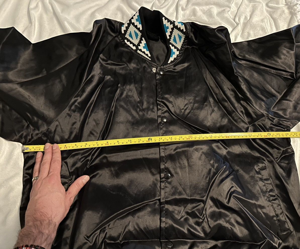 Vintage VTG Black Sheep Satin Jacket Adult SZ XLARGE Black USA Made Size US XL / EU 56 / 4 - 6 Thumbnail