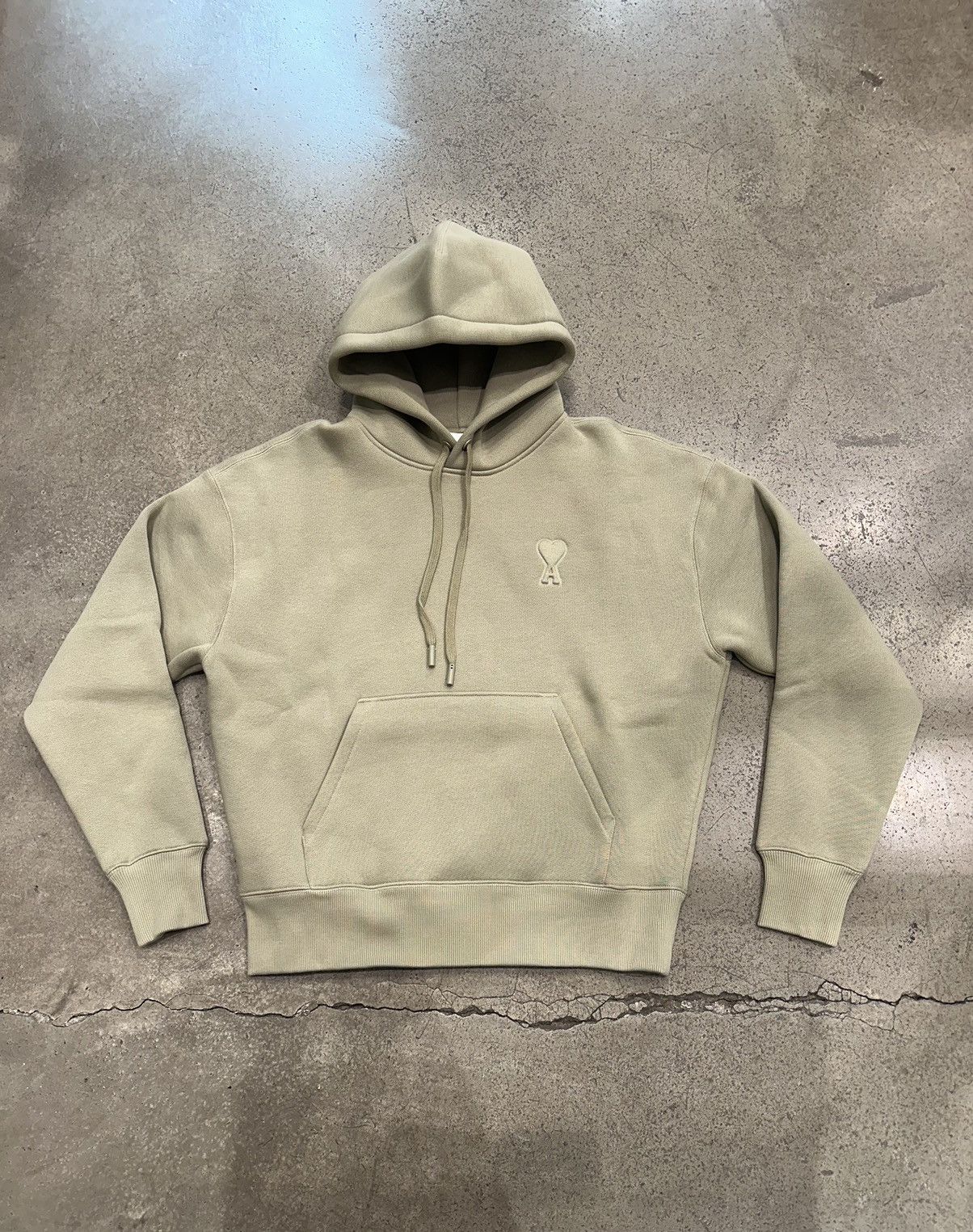 image of Ami - Adc Hoodie Sauge in Sauge Green, Men's (Size Medium)