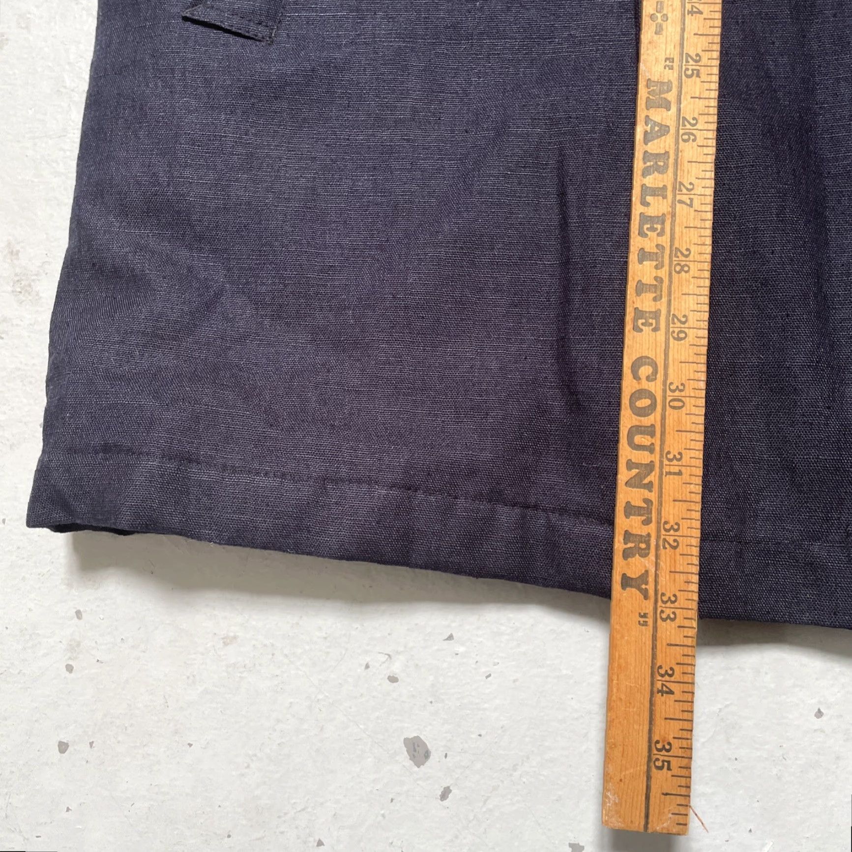 Vetra Vetra Cotton Linen Quilted Work French Chore Coat Trench Indigo Made France 48 Linen Quilted Trench Coat Unisex Adults Navy Blue 48 France Size US M / EU 48-50 / 2 - 5 Thumbnail