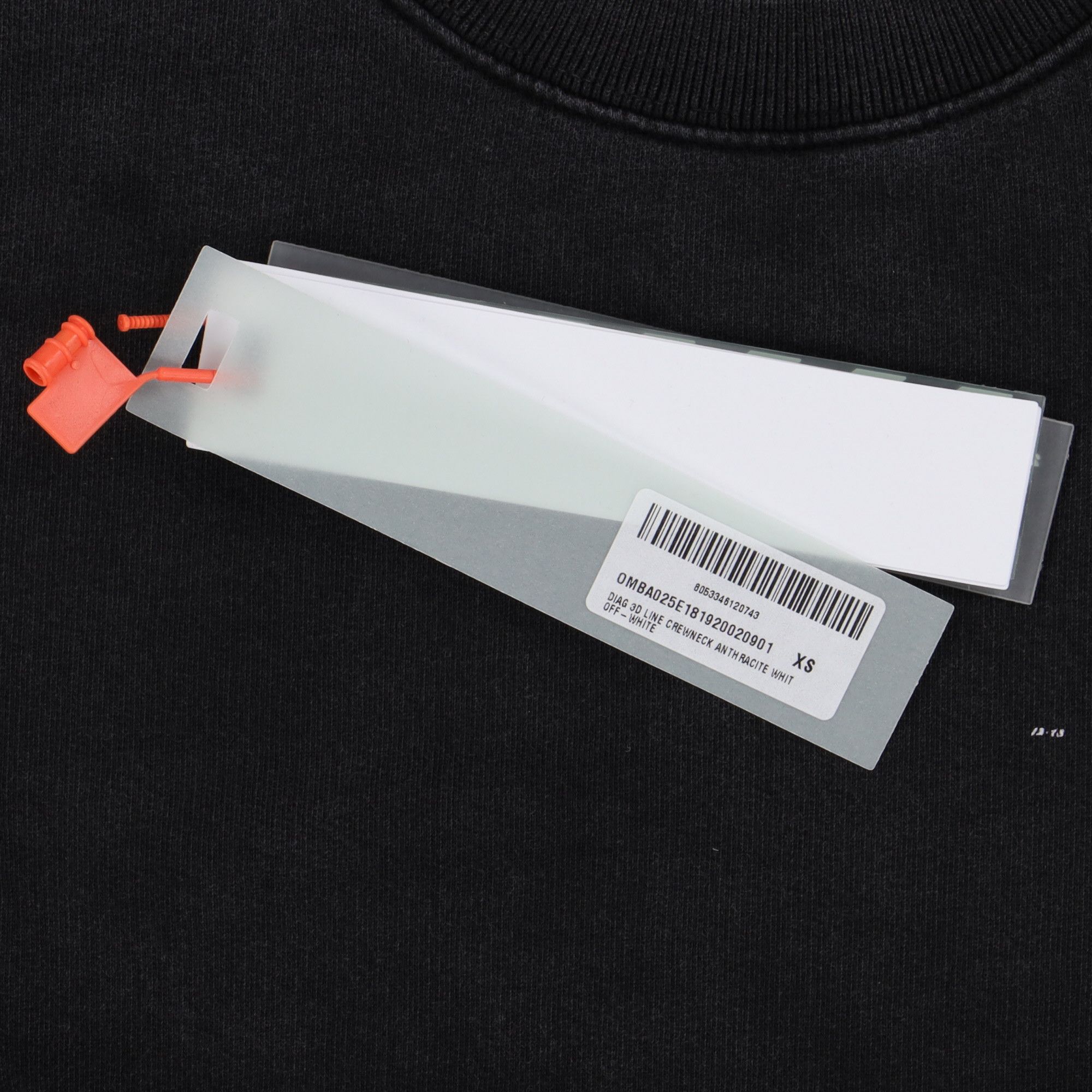 Off-White Washed Black 3D Line Diag Arrows Logo Sweatshirt Size XS / US 0-2 / IT 36-38 - 7 Thumbnail
