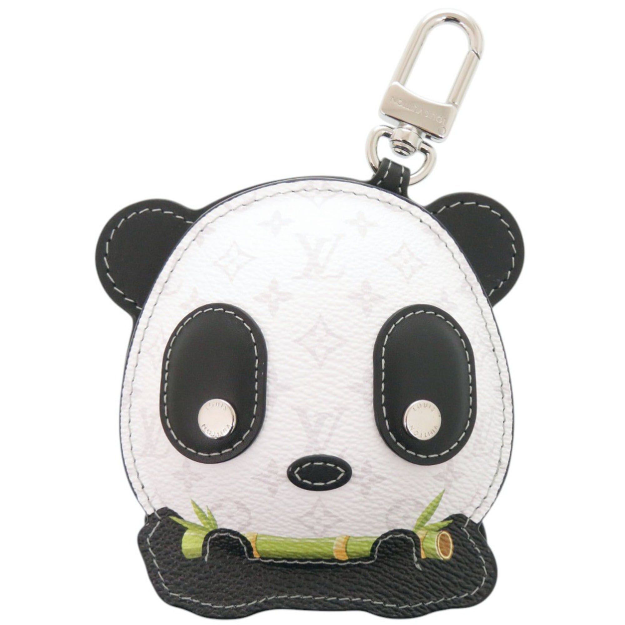 Louis Vuitton Like New Louis Vuitton LV Panda Monogram M03397 White Black Brown Keychain Accessory Bag Charm 0704LOUIS VUITTON Size ONE SIZE - 1 Thumbnail