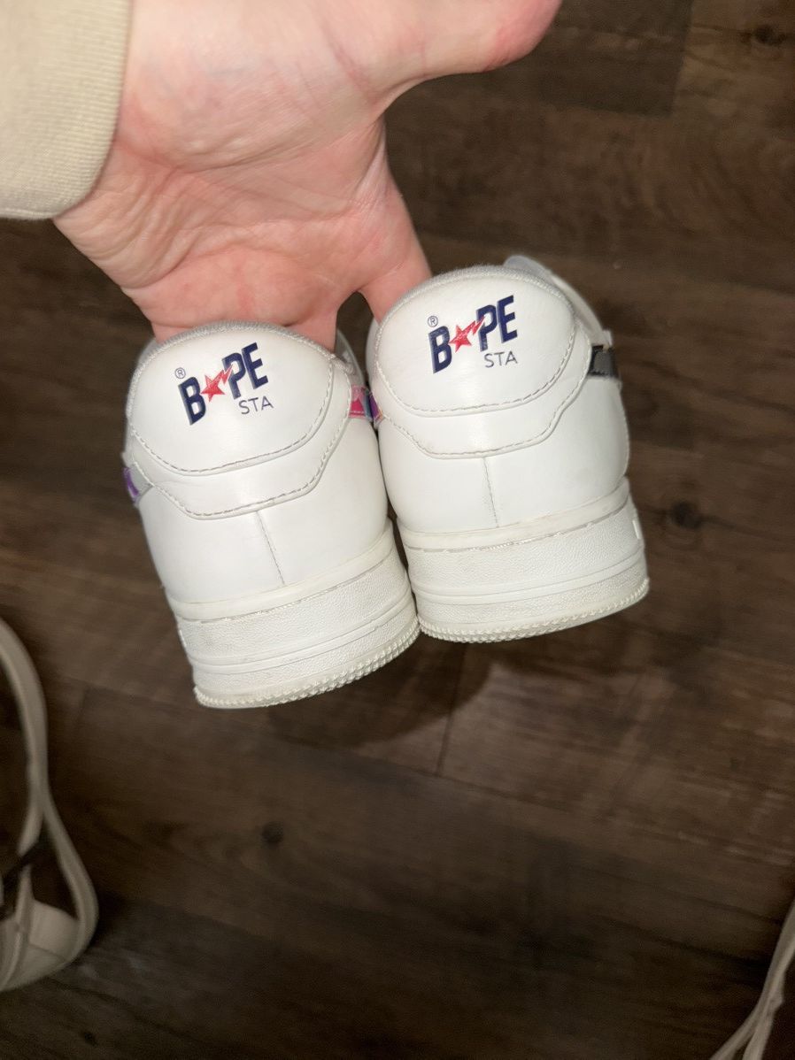 Bape A Bathing Ape Bape Sta White Multi Camo Bape US Exclusive Size US 9.5 / EU 42-43 - 4 Thumbnail