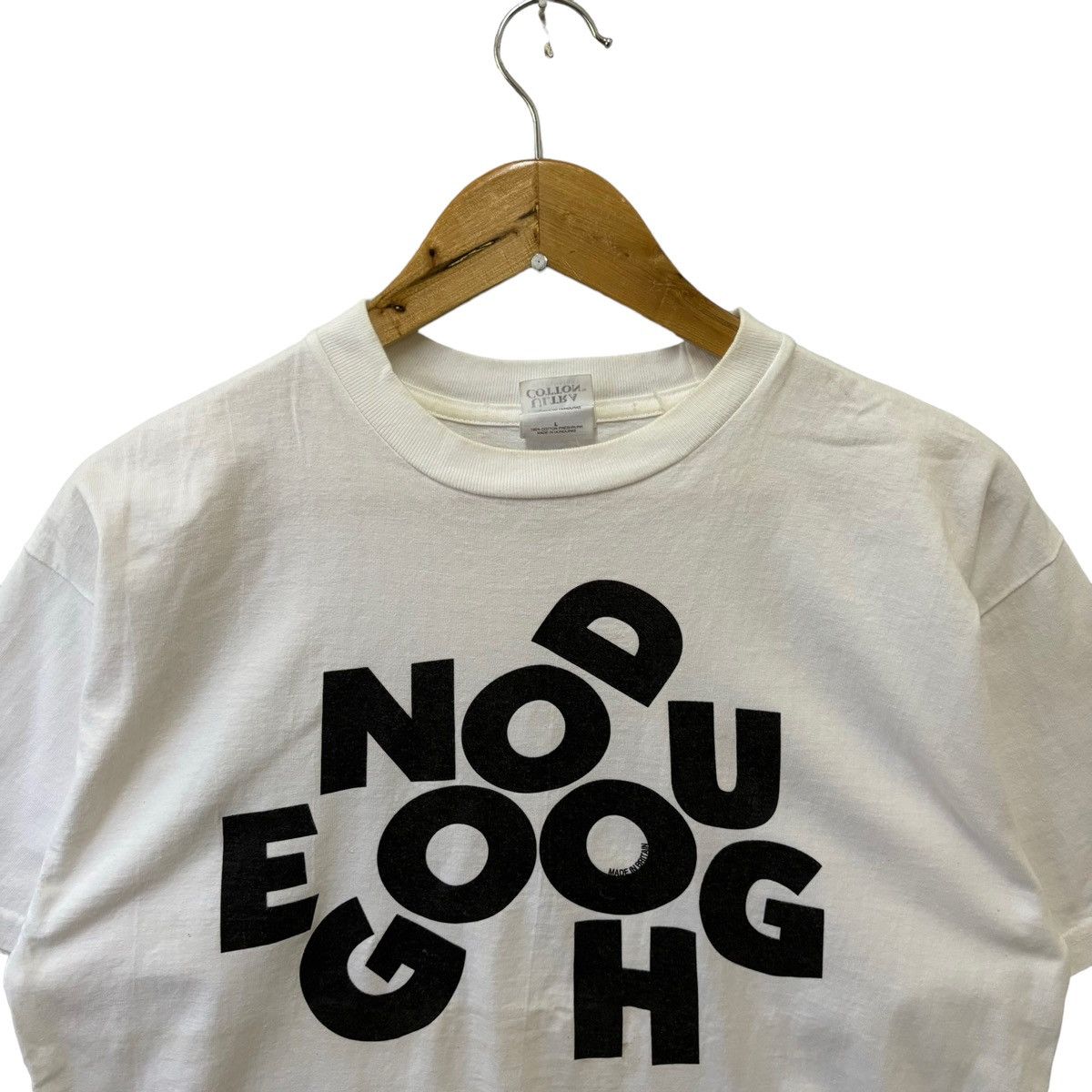 GOODENOUGH × Hysteric Glamour × Japanese Brand Vintage Good Enough Japanese Brand Spellout Size US L / EU 52-54 / 3 - 4 Thumbnail