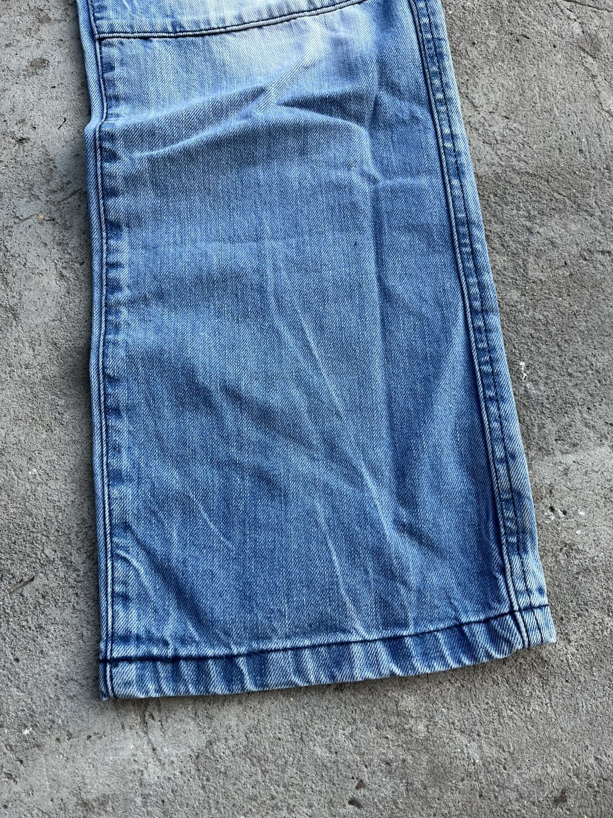 If Six Was Nine × Japanese Brand × Le Grande Bleu (L.G.B.) Jeans Dirty Pants Faded Crash Denim Thrashed Y2K Distressed Size US 34 / EU 50 - 9 Thumbnail