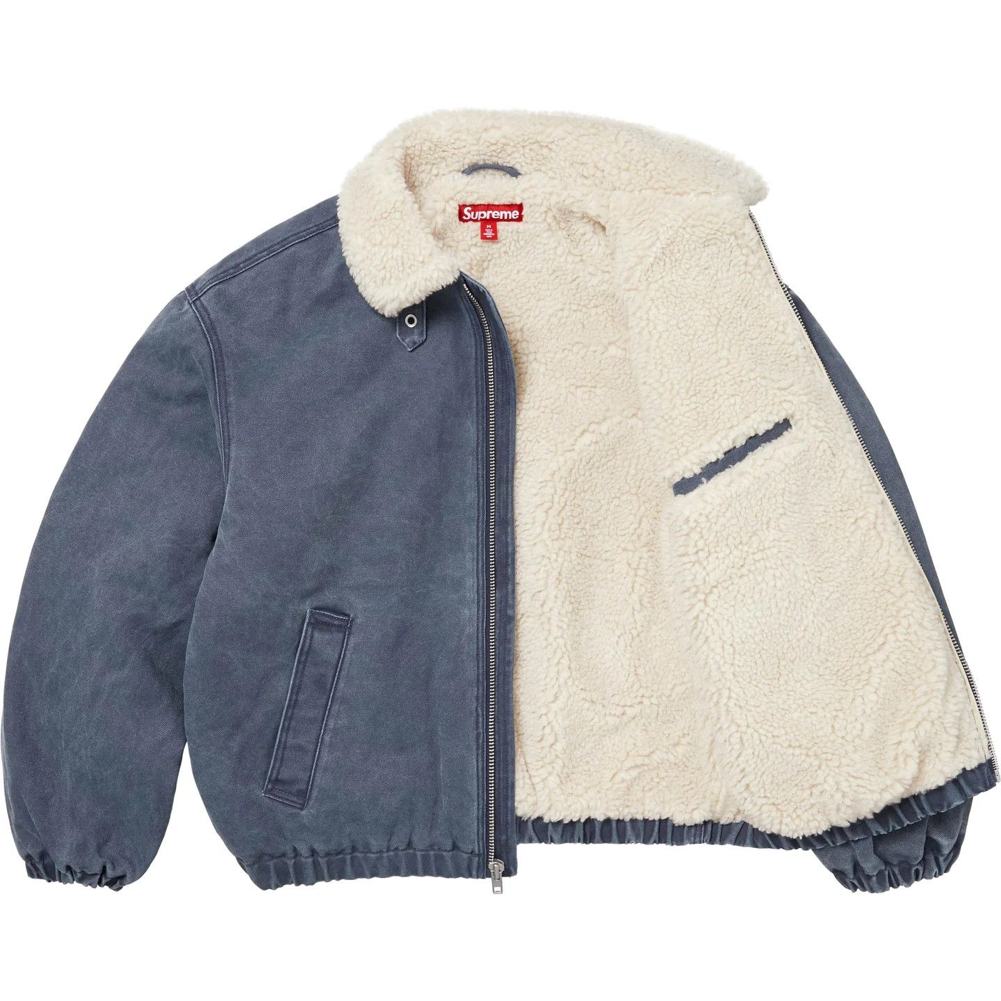 Supreme Supreme Faux Shearling Lined Bomber Jacket Size US L / EU 52-54 / 3 - 4 Thumbnail