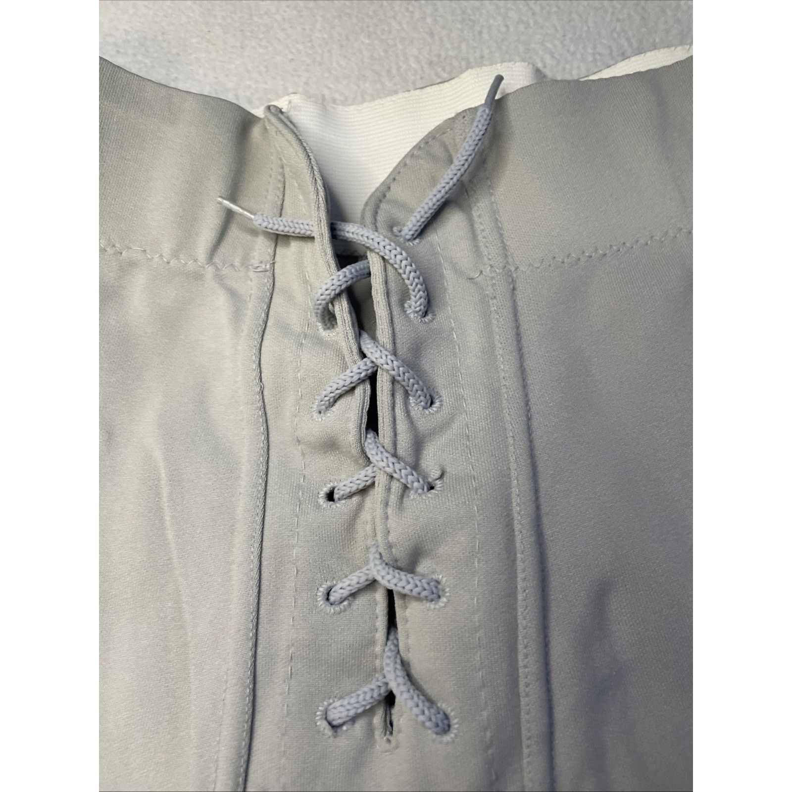 Other Vintage Lace Up Front Hot Pants Mens Large High Waisted Gray Size US 34 / EU 50 - 4 Thumbnail